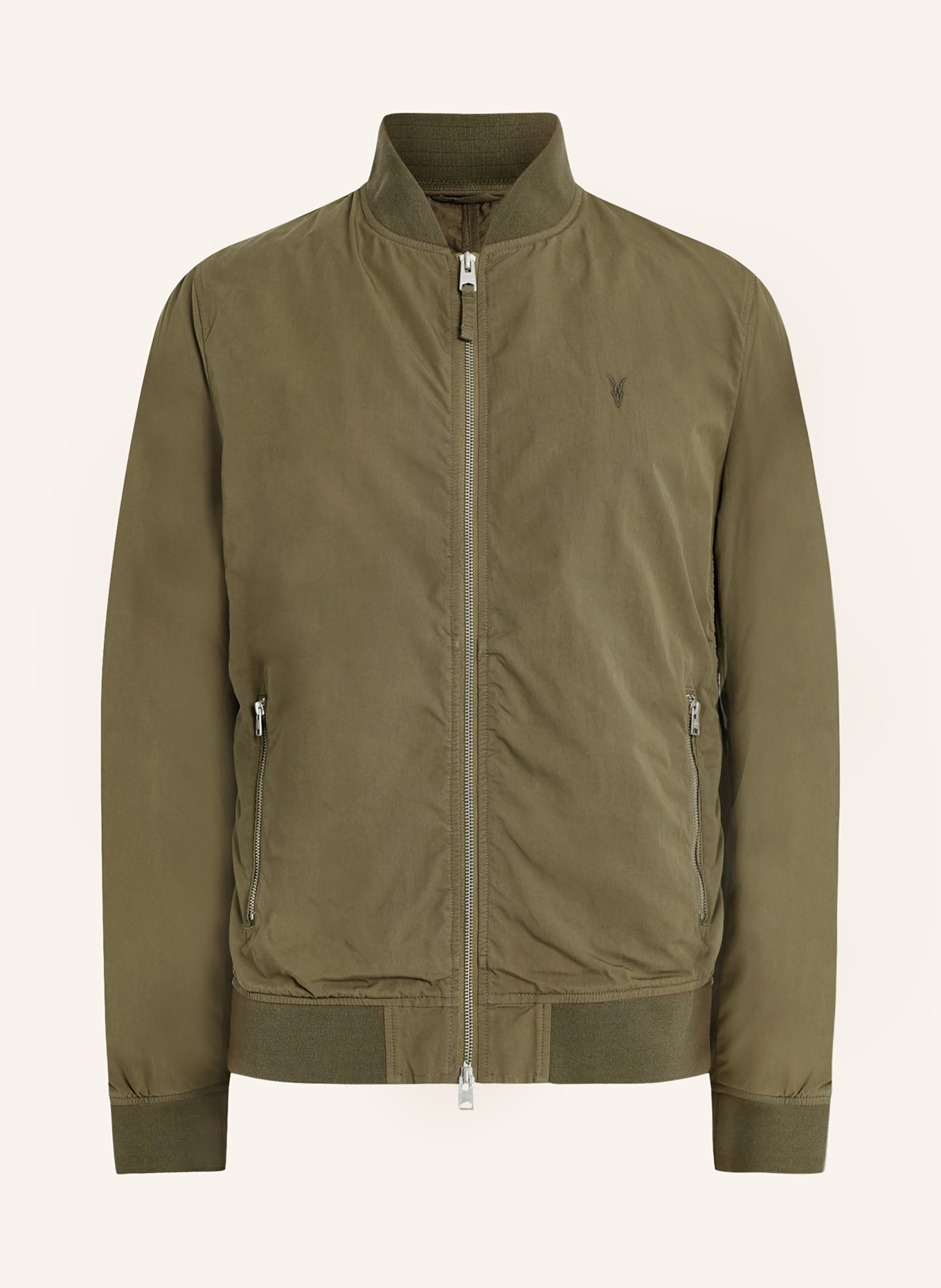 ALLSAINTS Bomber jacket BASSETT, Color: GREEN (Image 1)