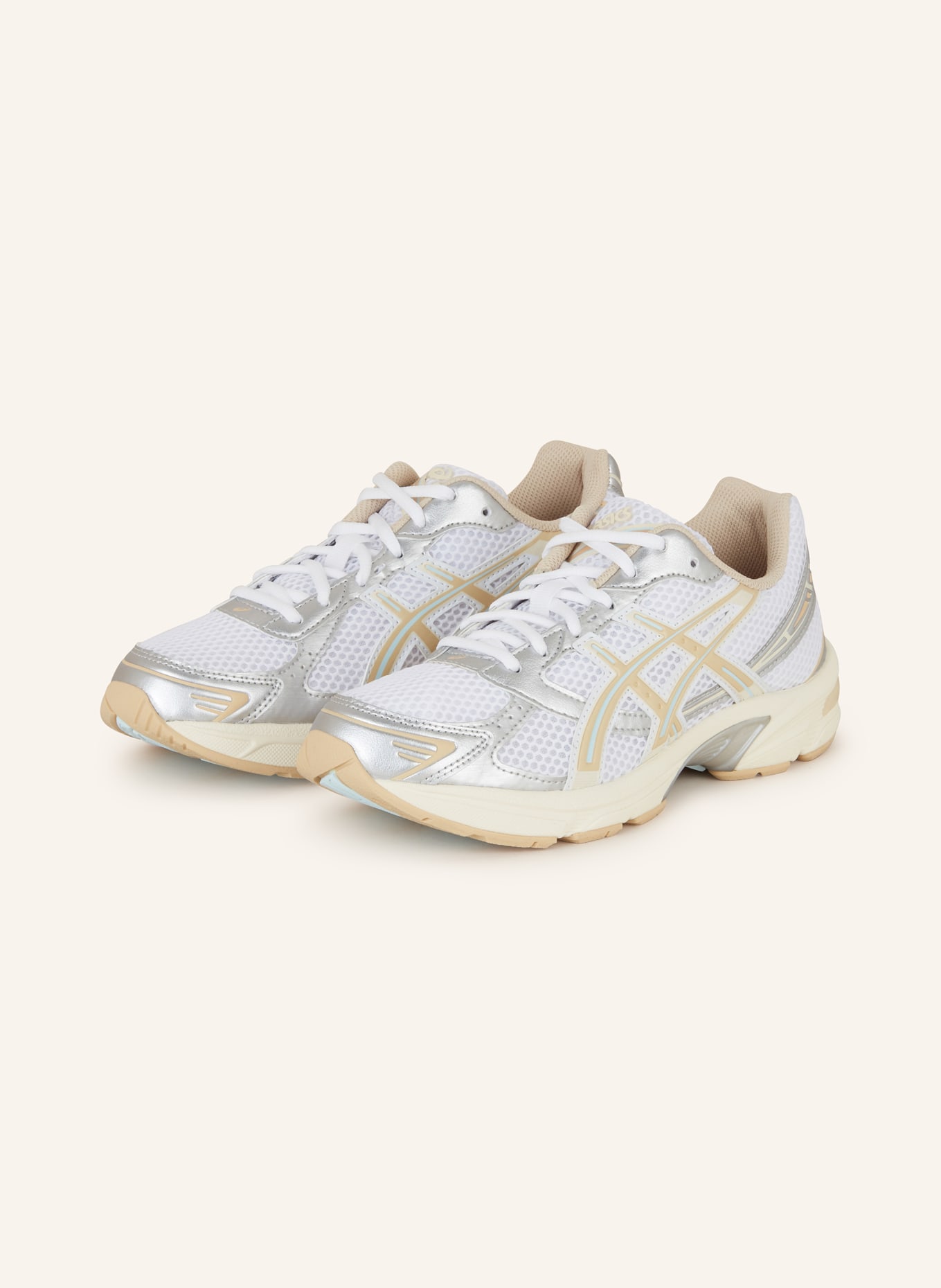ASICS Sneakers GEL-1130™, Color: WHITE/ CAMEL/ SILVER (Image 1)