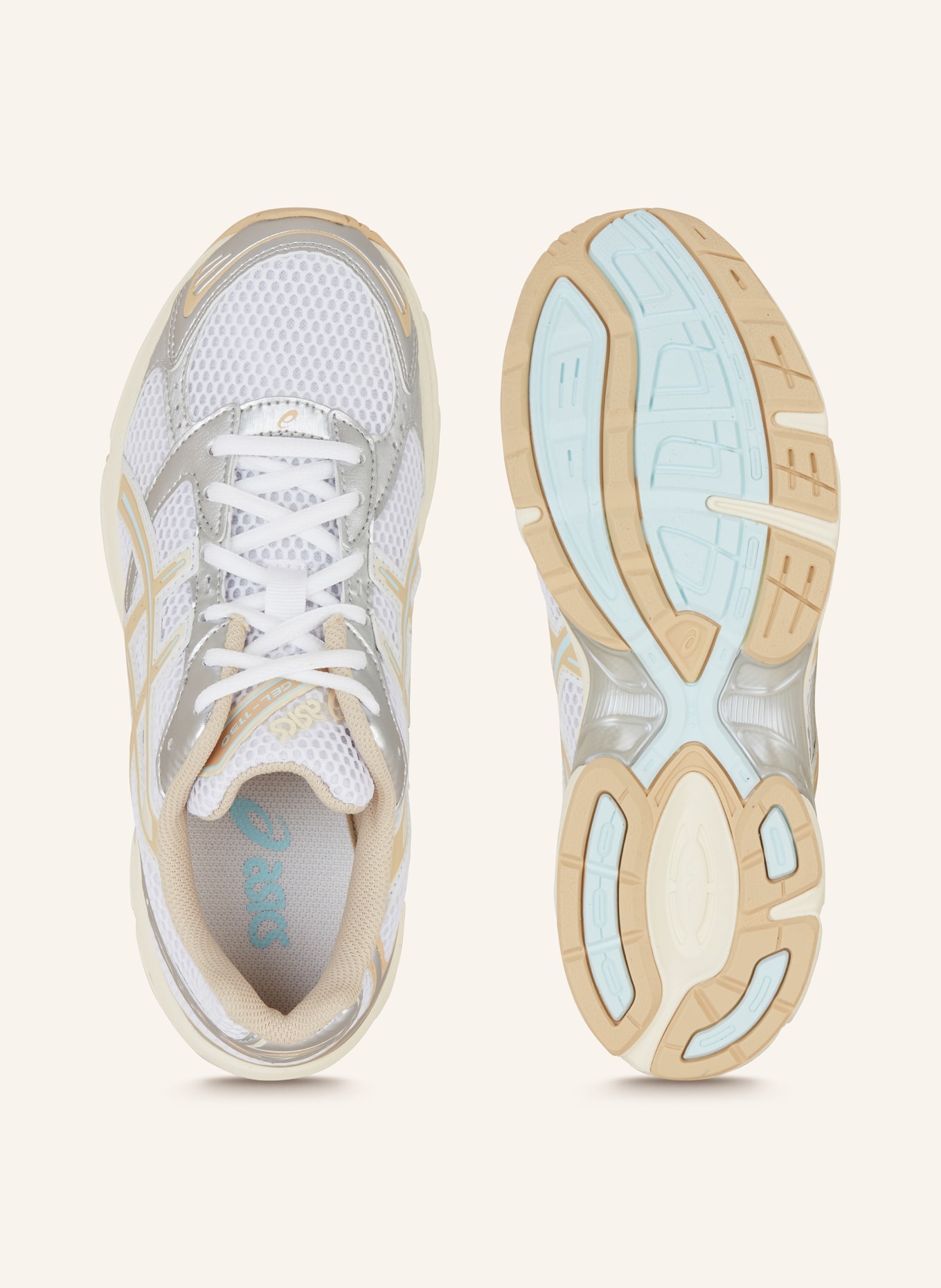 ASICS Sneakers GEL-1130™, Color: WHITE/ CAMEL/ SILVER (Image 5)