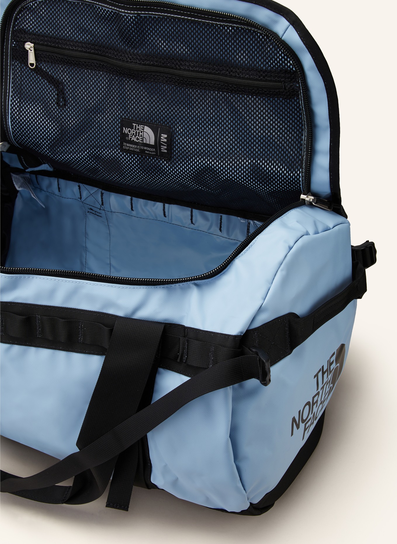 THE NORTH FACE Travel bag BASE CAMP DUFFEL MEDIUM 71 l, Color: LIGHT BLUE (Image 4)