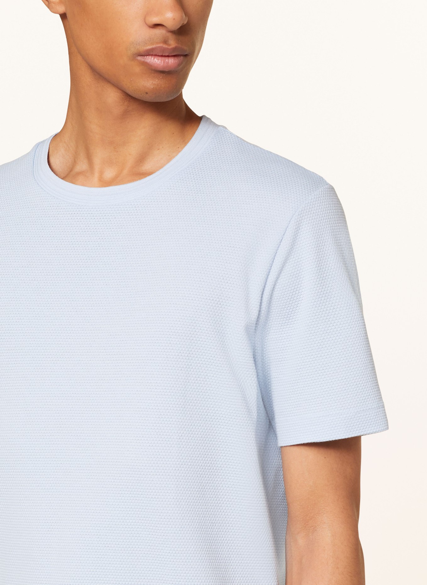 BOSS T-Shirt TIBURT, Farbe: HELLBLAU (Bild 4)