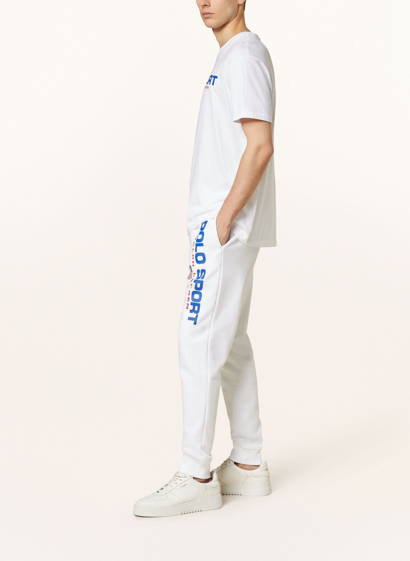 POLO SPORT Sweatpants , Color: WHITE (Image 4)