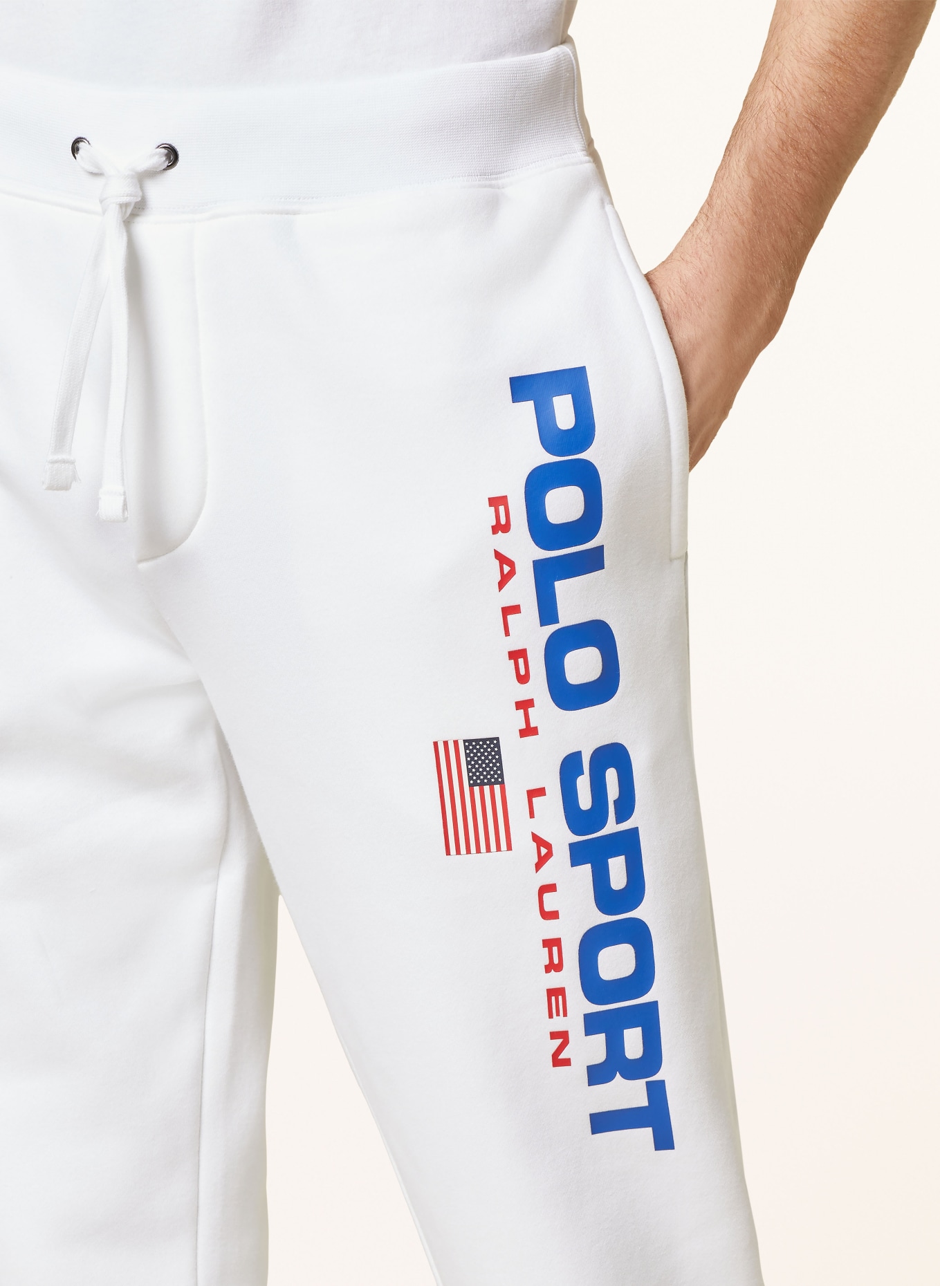 POLO SPORT Sweatpants , Color: WHITE (Image 5)