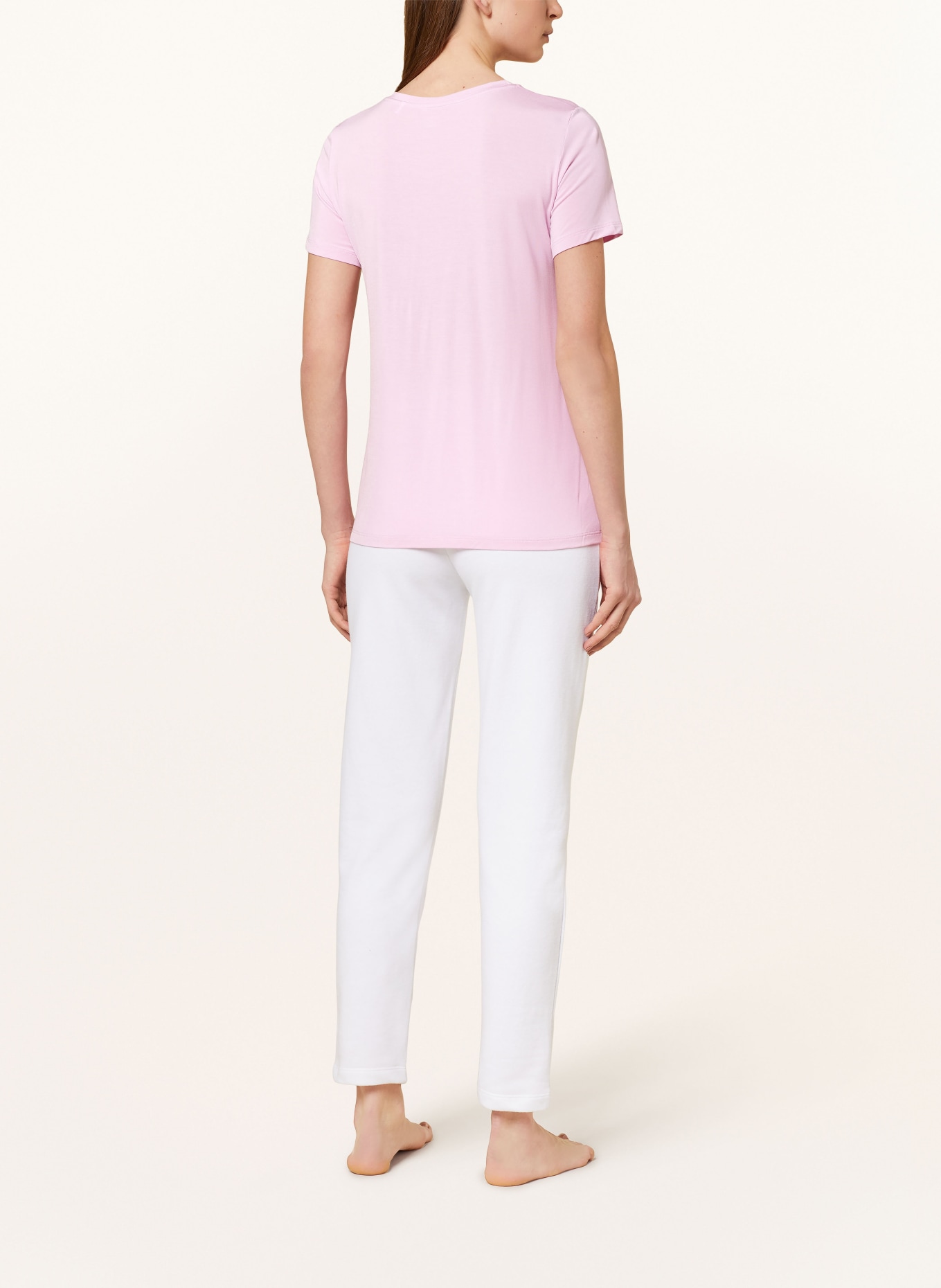 SCHIESSER Pajama shirt MIX+RELAX, Color: PINK (Image 3)