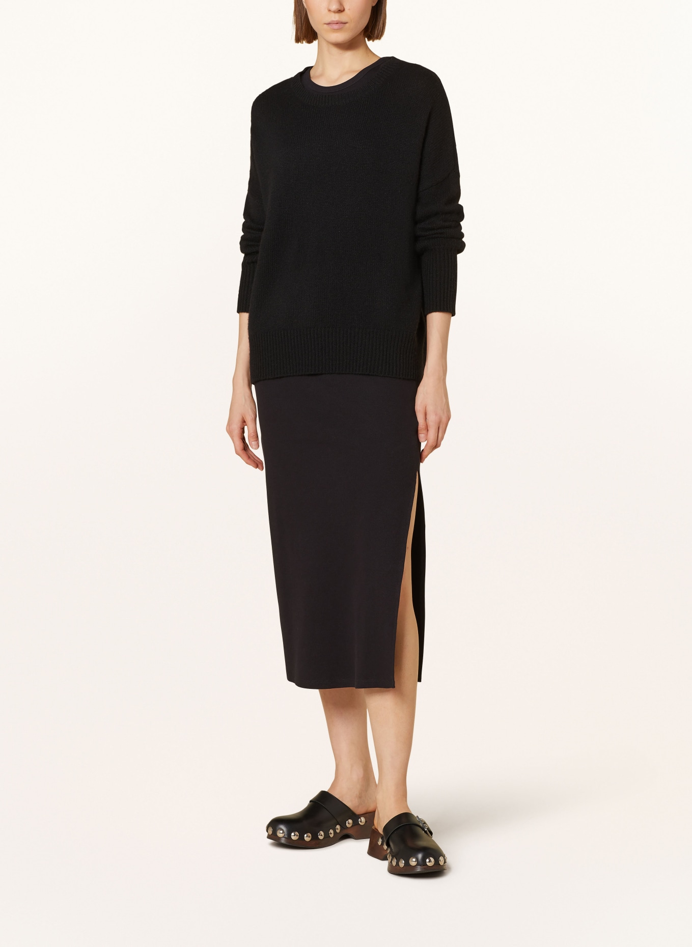 LISA YANG Cashmere sweater MILA , Color: BLACK (Image 2)