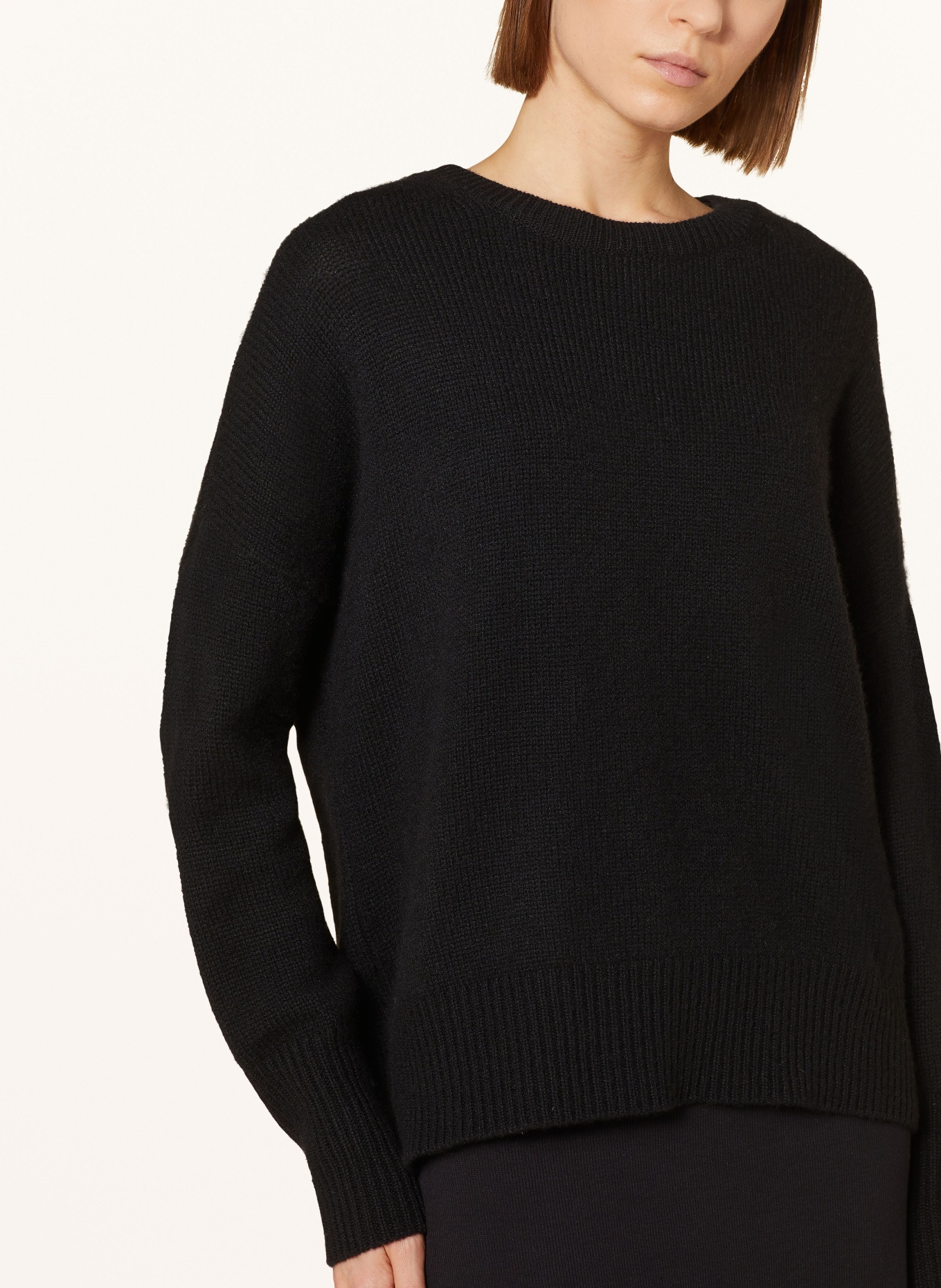 LISA YANG Cashmere sweater MILA , Color: BLACK (Image 4)