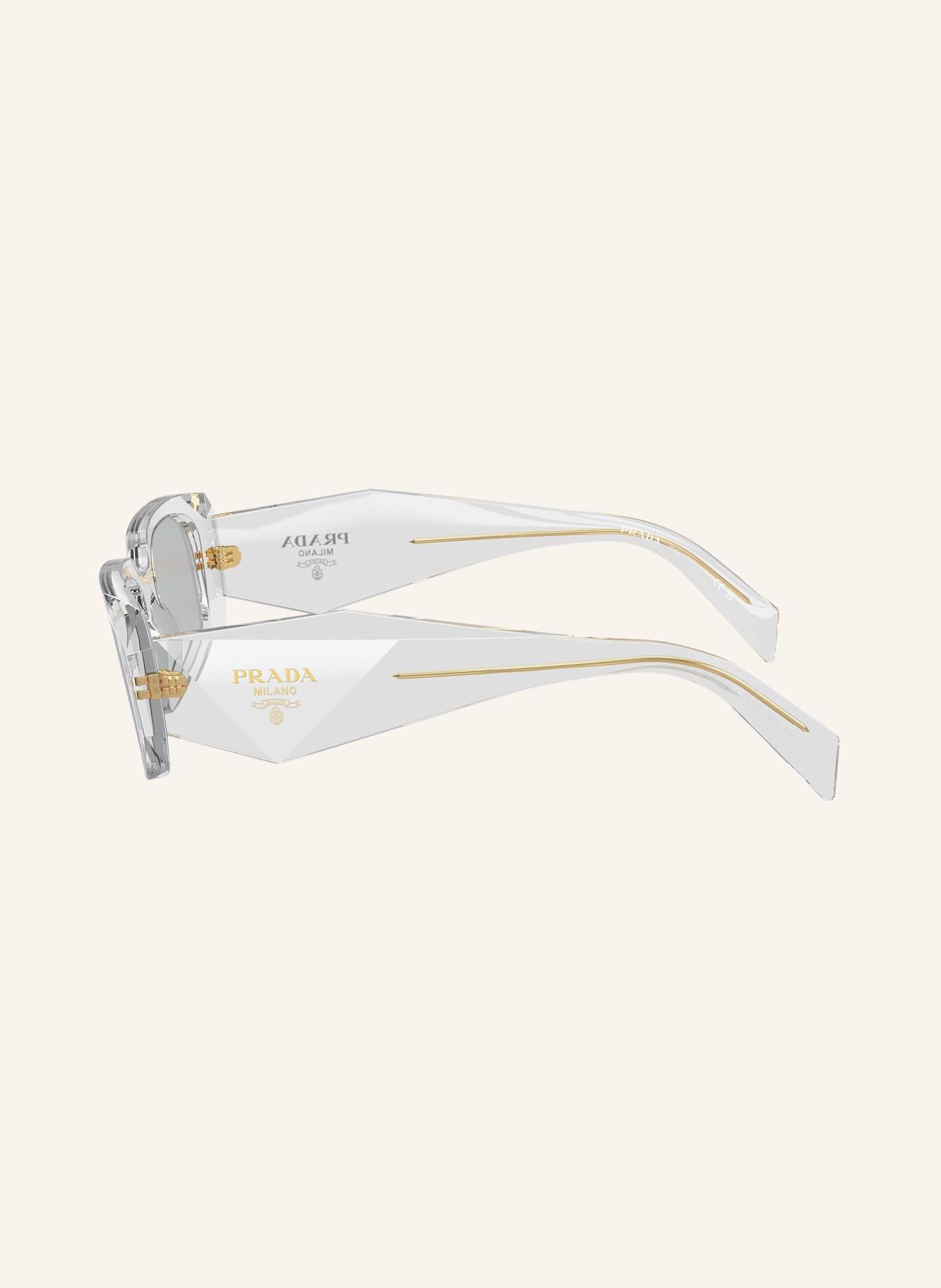 PRADA Sonnenbrille PR 17WS: 12R30B - HELLGRAU/ HELLGRAU