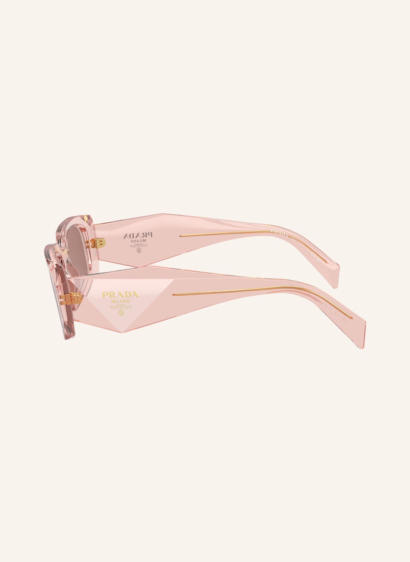 PRADA Sonnenbrille PR 17WS: 19Q10D - ROSA/ HELLBRAUN