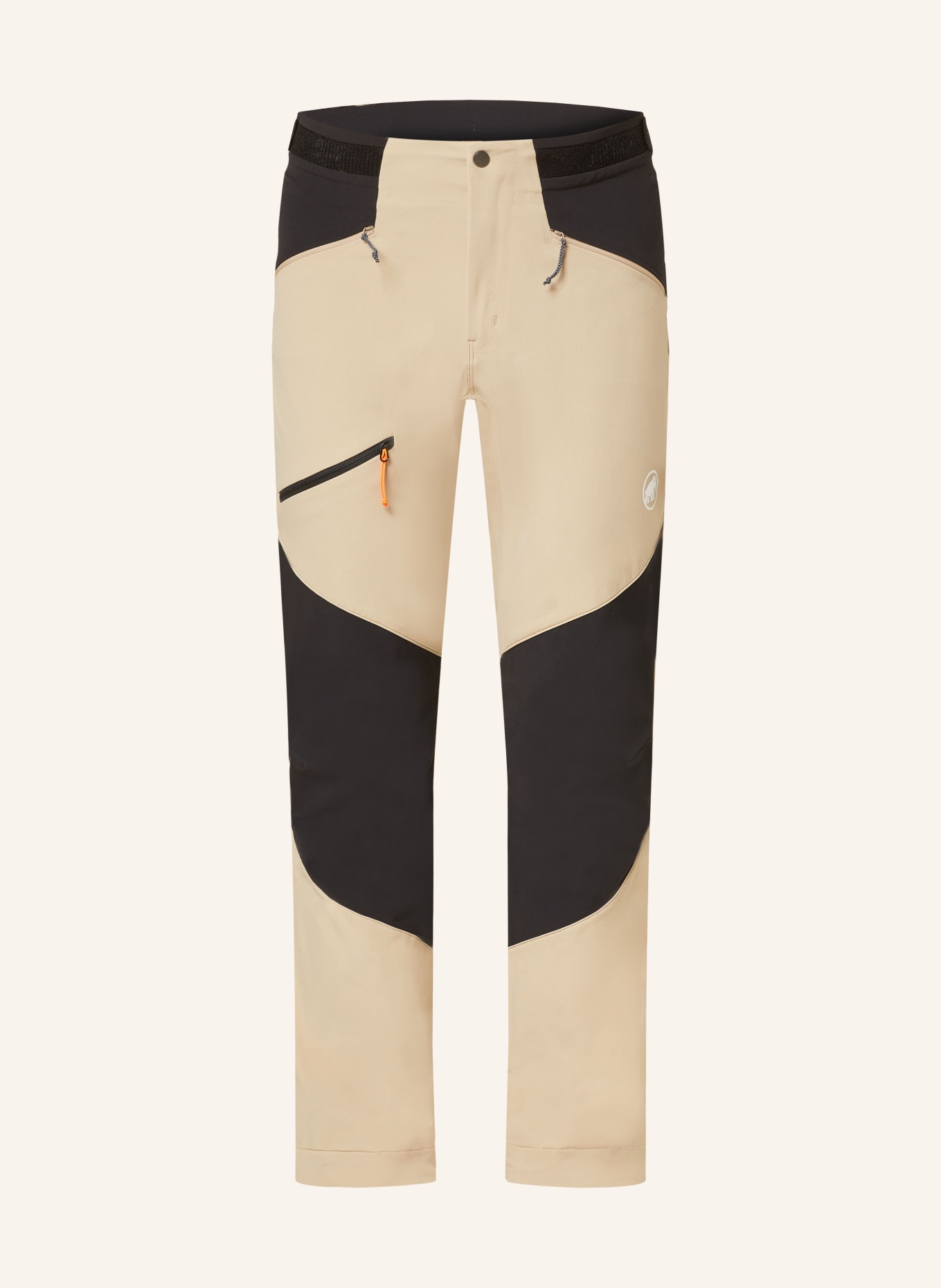 MAMMUT Outdoor pants TAISS, Color: BEIGE/ BLACK (Image 1)