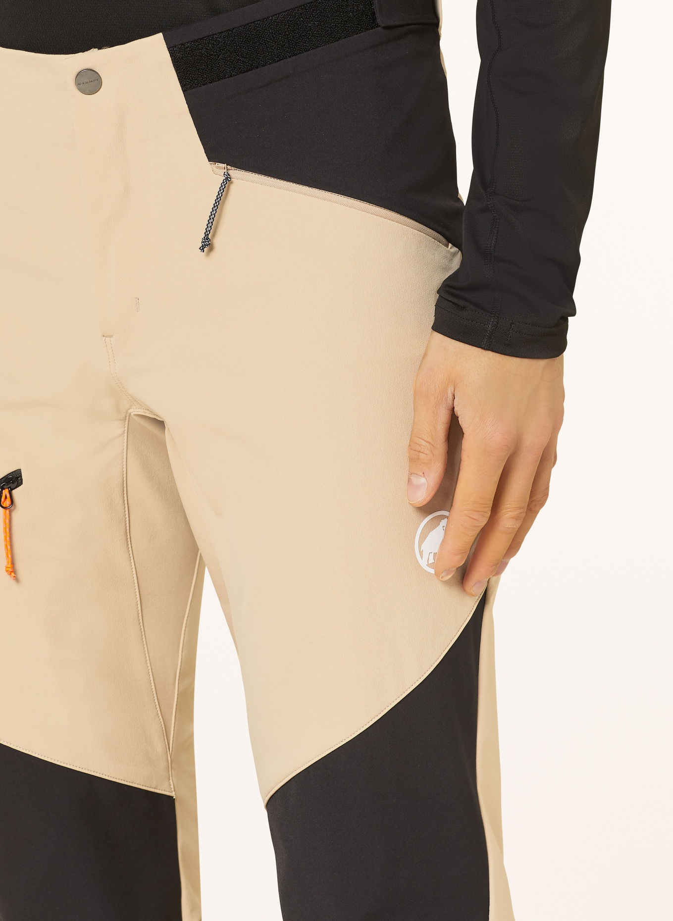 MAMMUT Outdoor pants TAISS, Color: BEIGE/ BLACK (Image 6)