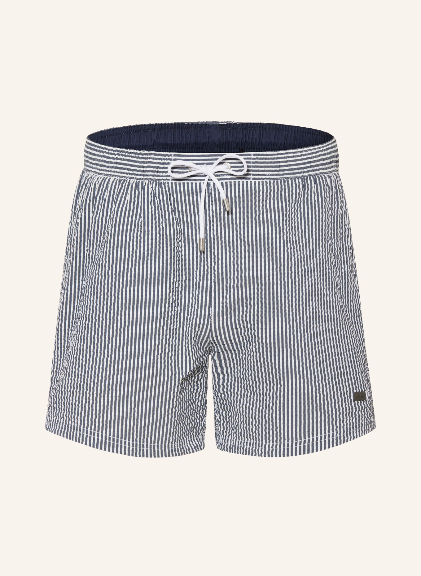 BOSS Swim shorts VELVETFISH, Color: DARK BLUE/ WHITE (Image 1)