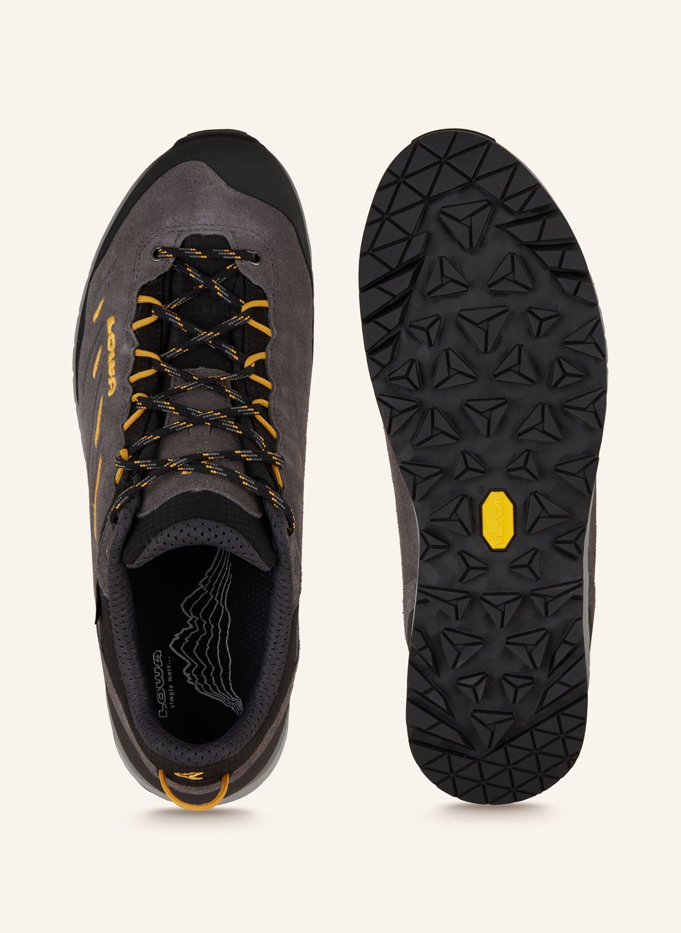 LOWA Outdoor-Schuhe DELAGO GTX , Farbe: GRAU/ SCHWARZ/ GELB (Bild 5)