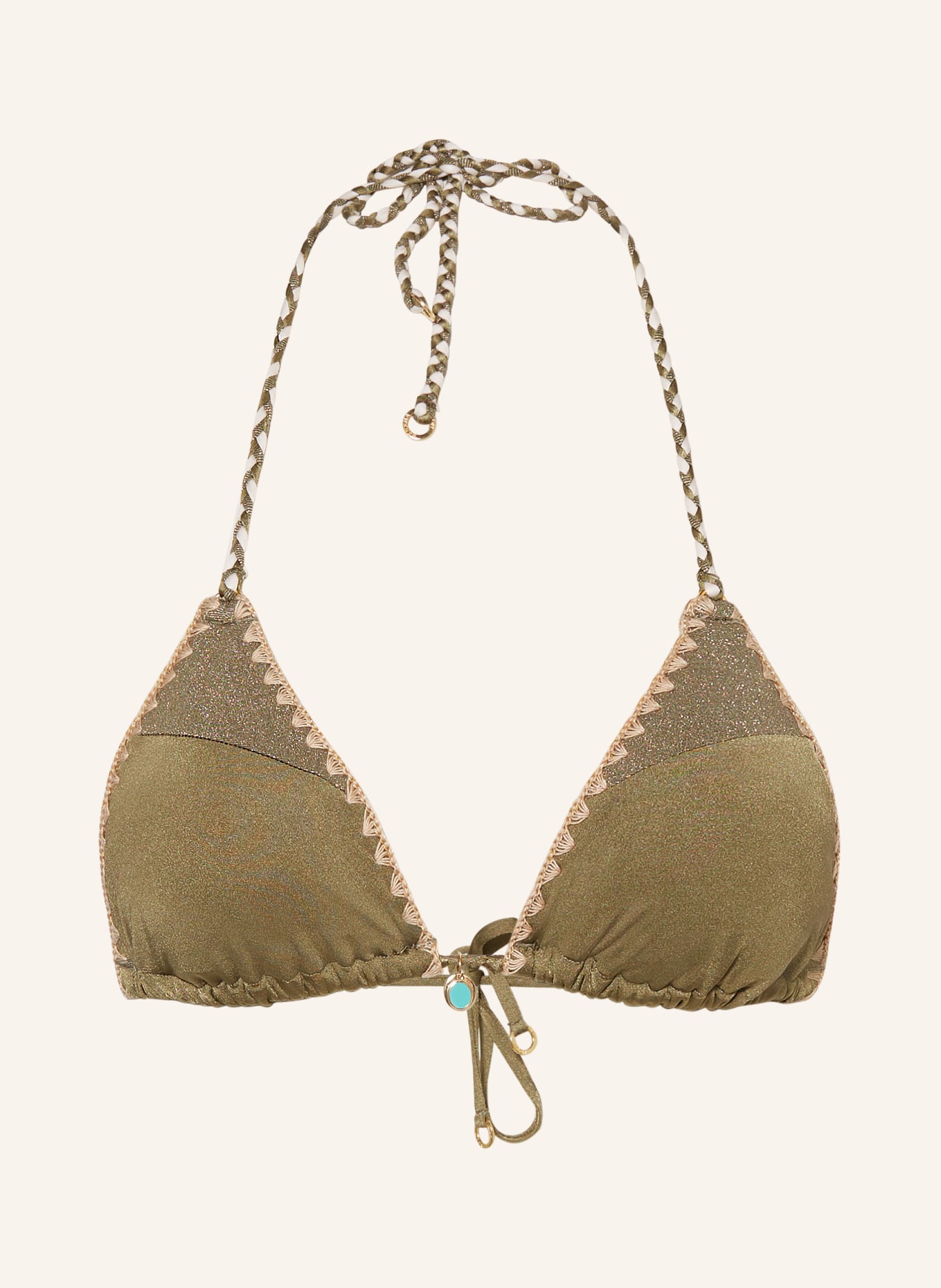 BANANA MOON COUTURE Triangel-Bikini-Top NAZCA BOSCO, Farbe: OLIV (Bild 1)