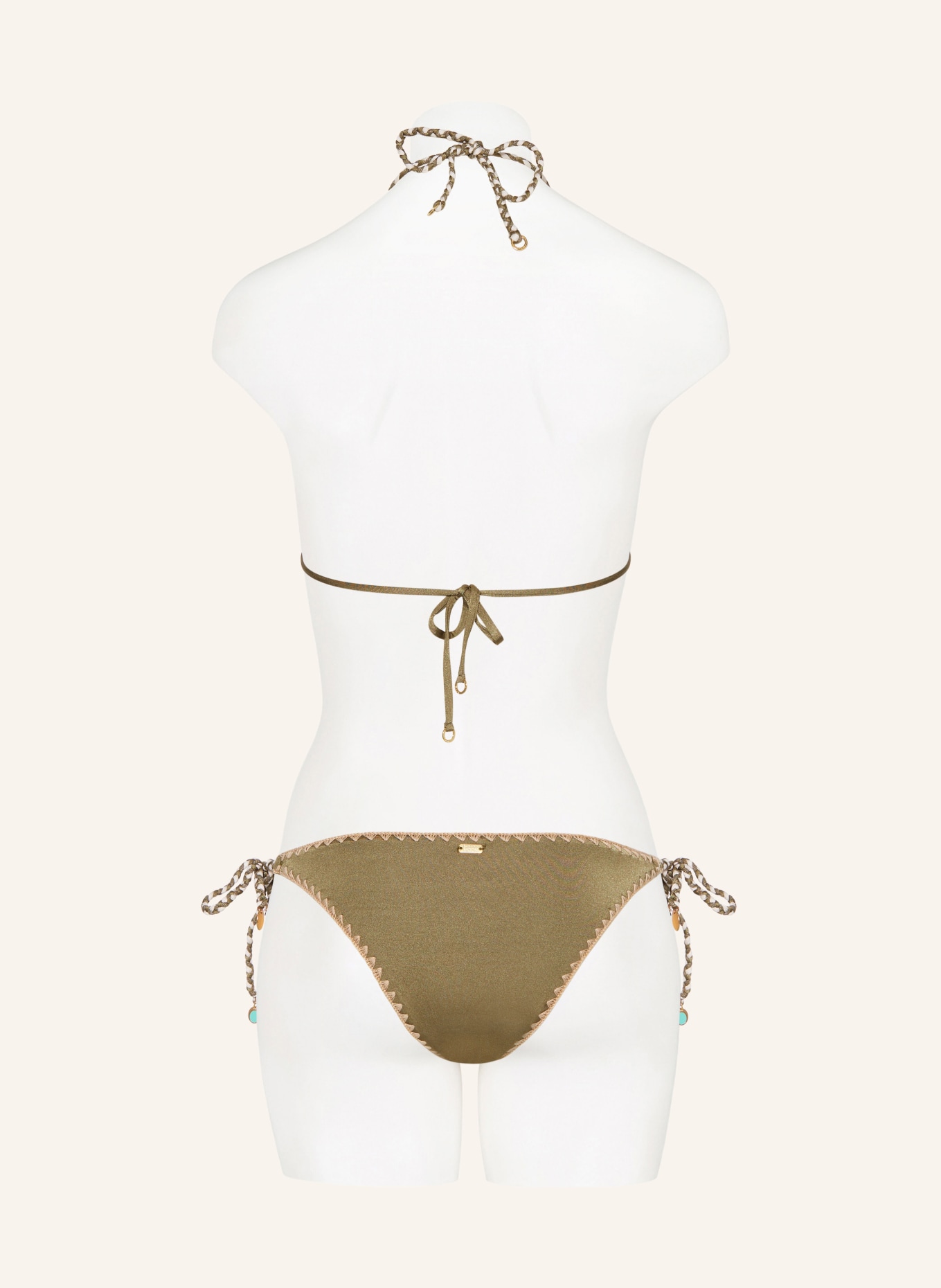 BANANA MOON COUTURE Triangel-Bikini-Top NAZCA BOSCO, Farbe: OLIV (Bild 3)