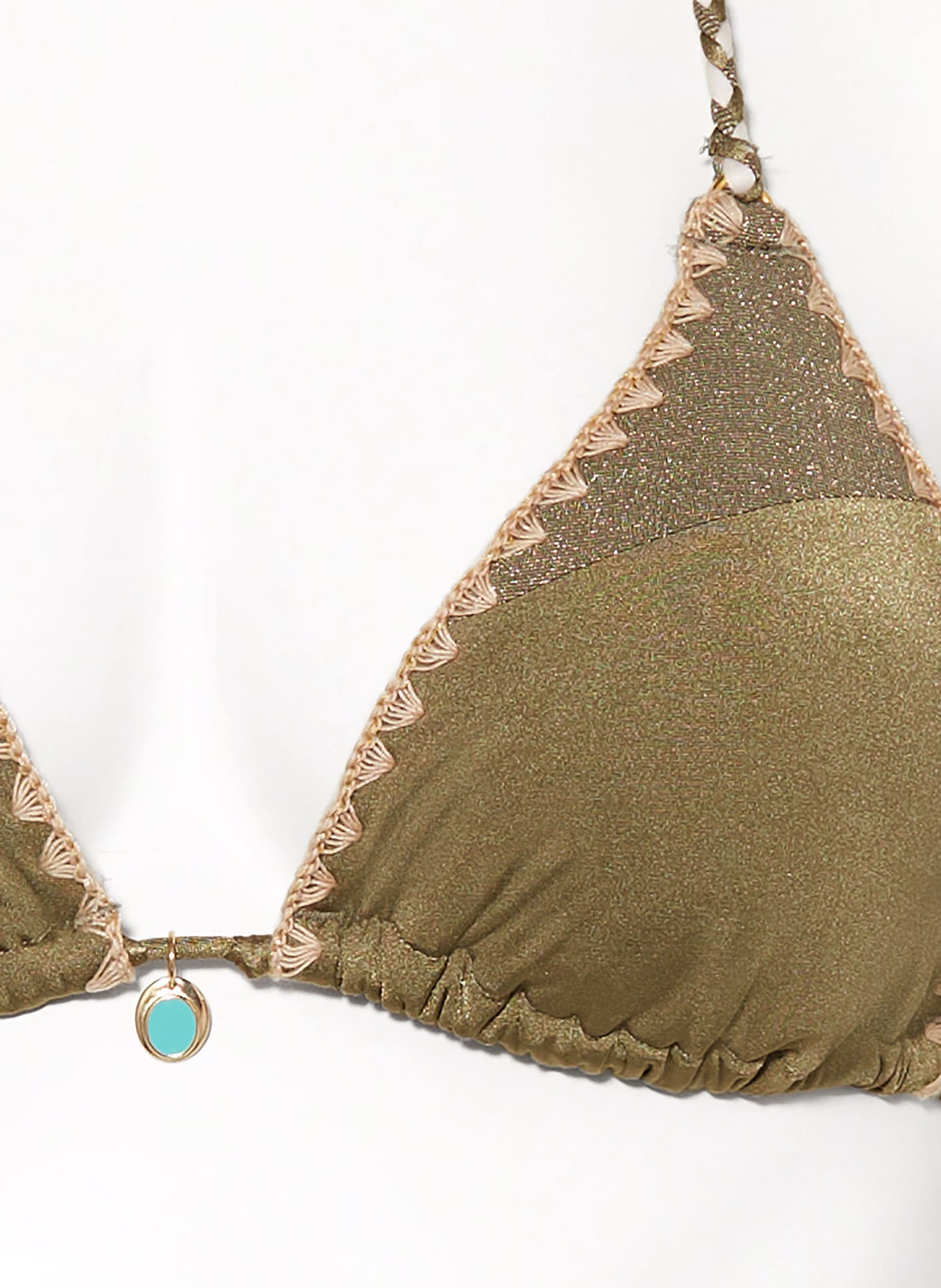 BANANA MOON COUTURE Triangel-Bikini-Top NAZCA BOSCO, Farbe: OLIV (Bild 4)