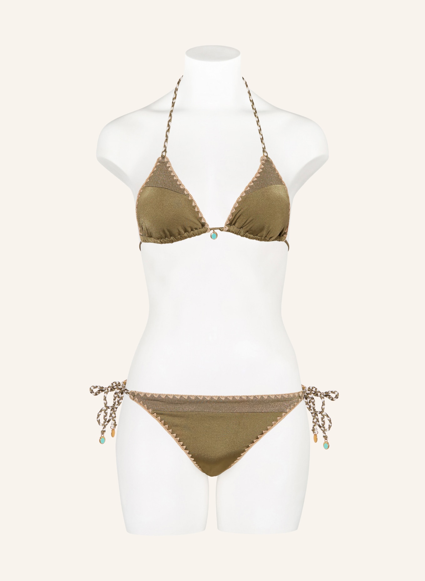BANANA MOON COUTURE Triangel-Bikini-Hose NAZCA BLIKA: OLIV