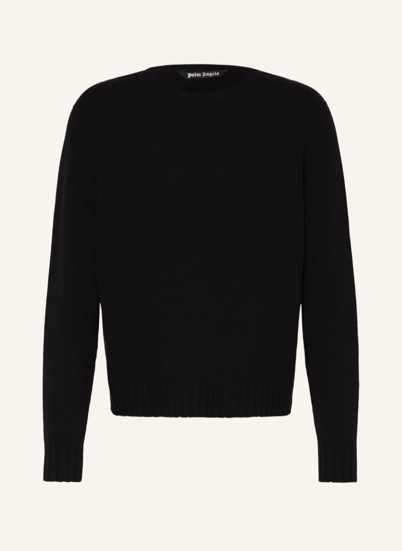 Palm Angels Sweater, Color: BLACK/ WHITE (Image 1)