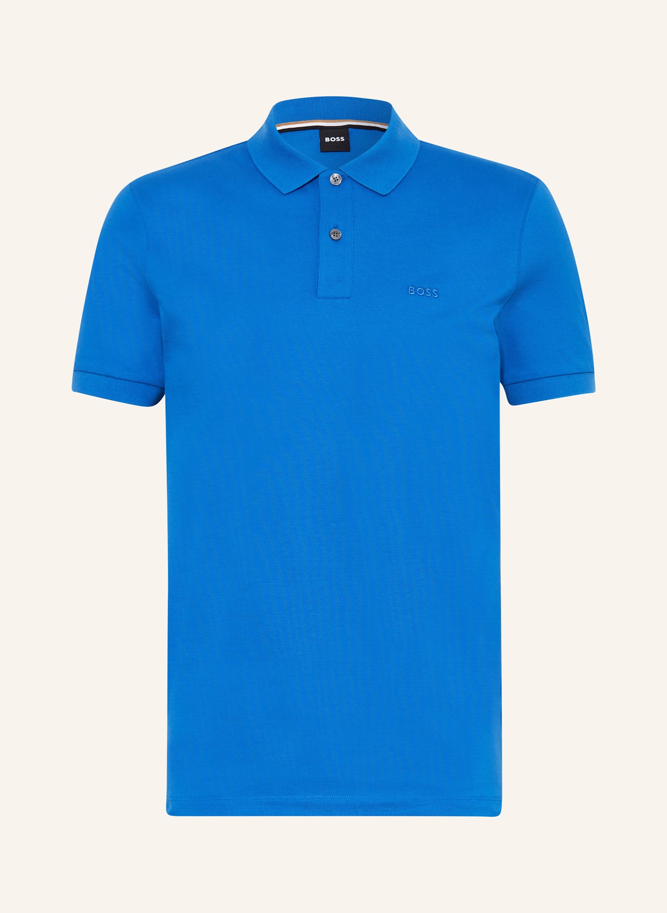 BOSS Piqué-Poloshirt PALLAS Regular Fit, Farbe: BLAU (Bild 1)