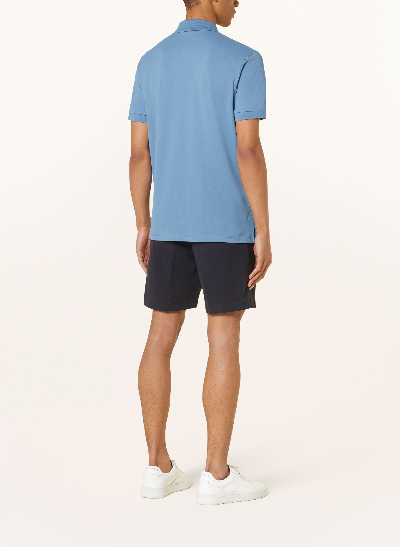 BOSS Piqué-Poloshirt PALLAS Regular Fit, Farbe: BLAUGRAU (Bild 3)