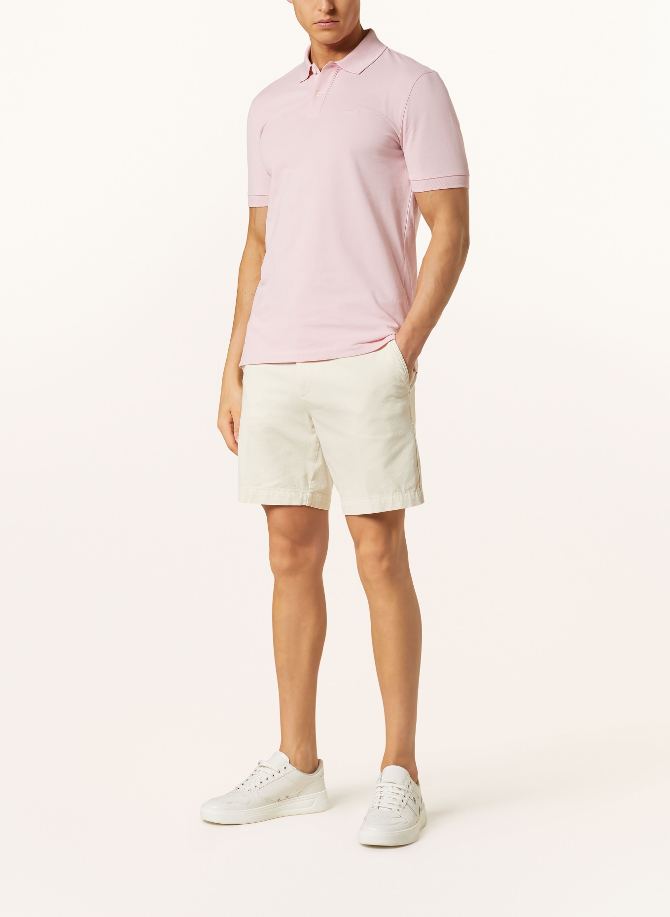 BOSS Piqué-Poloshirt PALLAS Regular Fit, Farbe: ROSA (Bild 2)