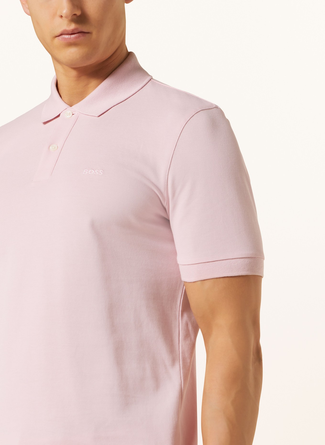 BOSS Piqué-Poloshirt PALLAS Regular Fit, Farbe: ROSA (Bild 4)