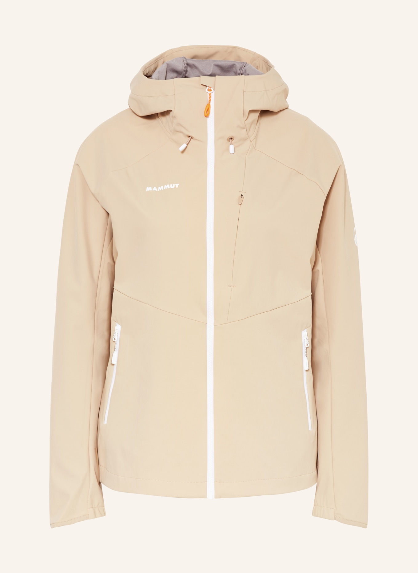 MAMMUT Softshell jacket ULTIMATE COMFORT , Color: BEIGE (Image 1)