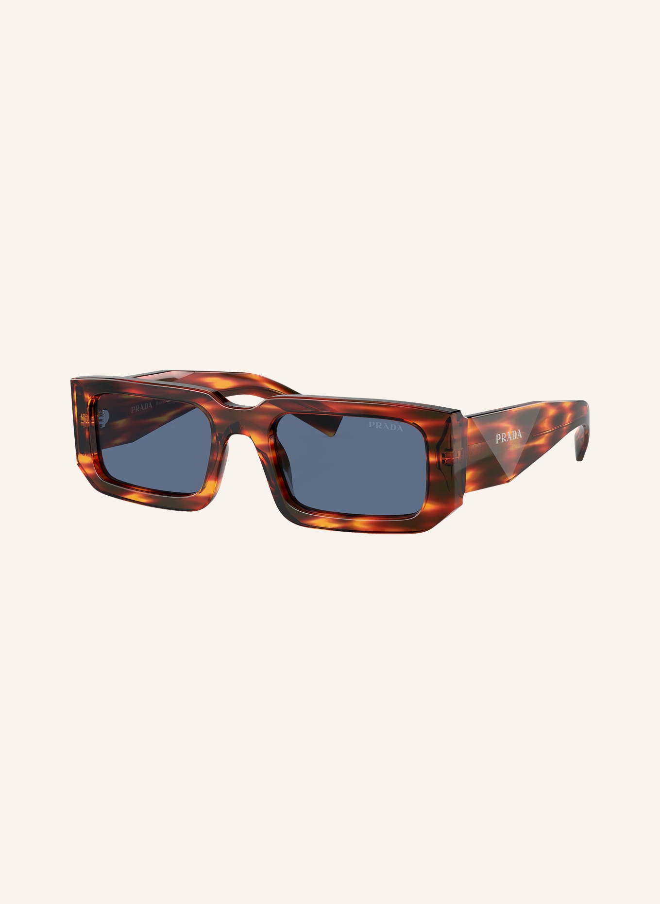 PRADA Sunglasses PS 06YS, Color: 17R06A - HAVANA/ BLUE (Image 1)