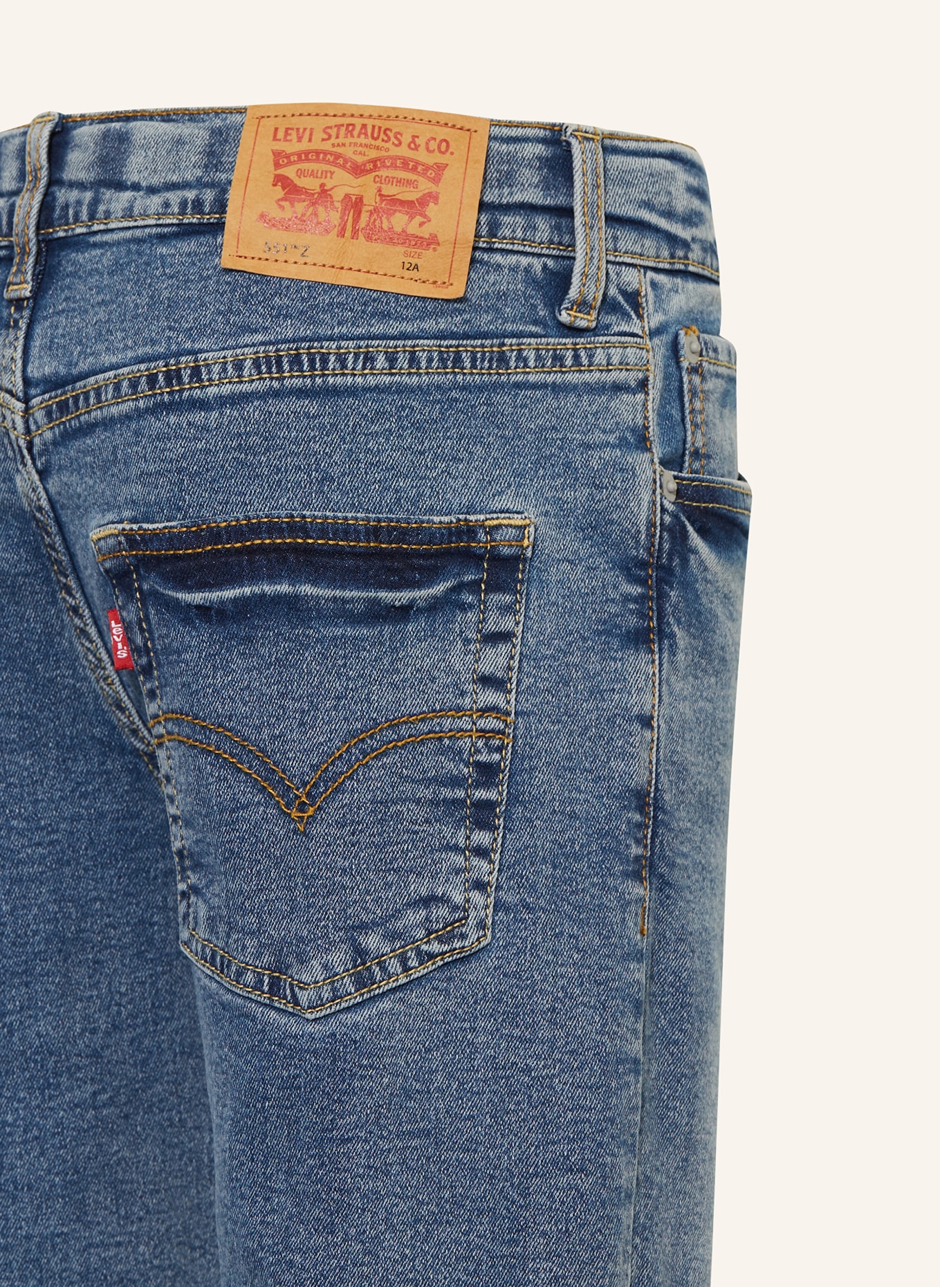 Levi's® Jeans 551 Straight Fit, Farbe: L5D BURBANK (Bild 3)