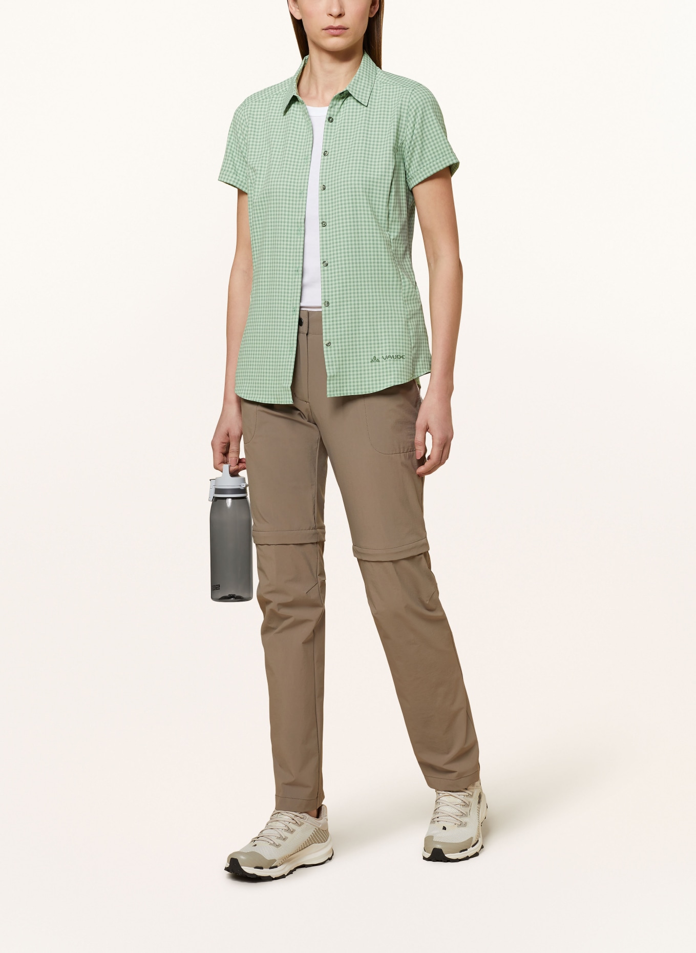 VAUDE Outdoor blouse SEILAND III, Color: GREEN/ LIGHT GREEN (Image 2)