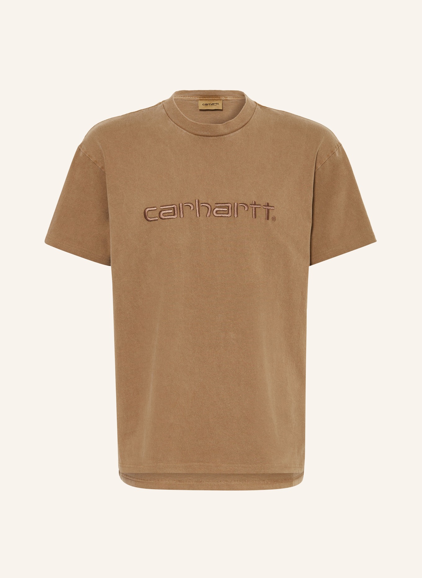 carhartt WIP T-shirt, Color: LIGHT BROWN (Image 1)