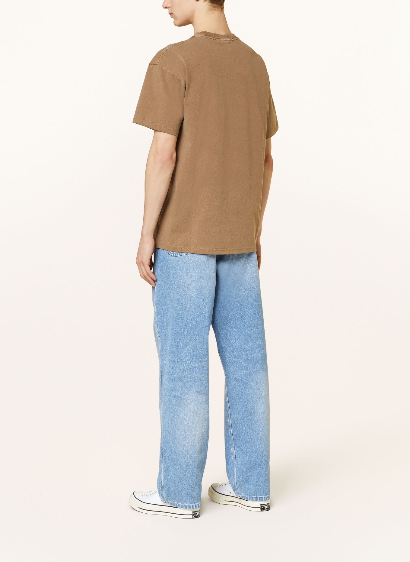 carhartt WIP T-shirt, Color: LIGHT BROWN (Image 3)