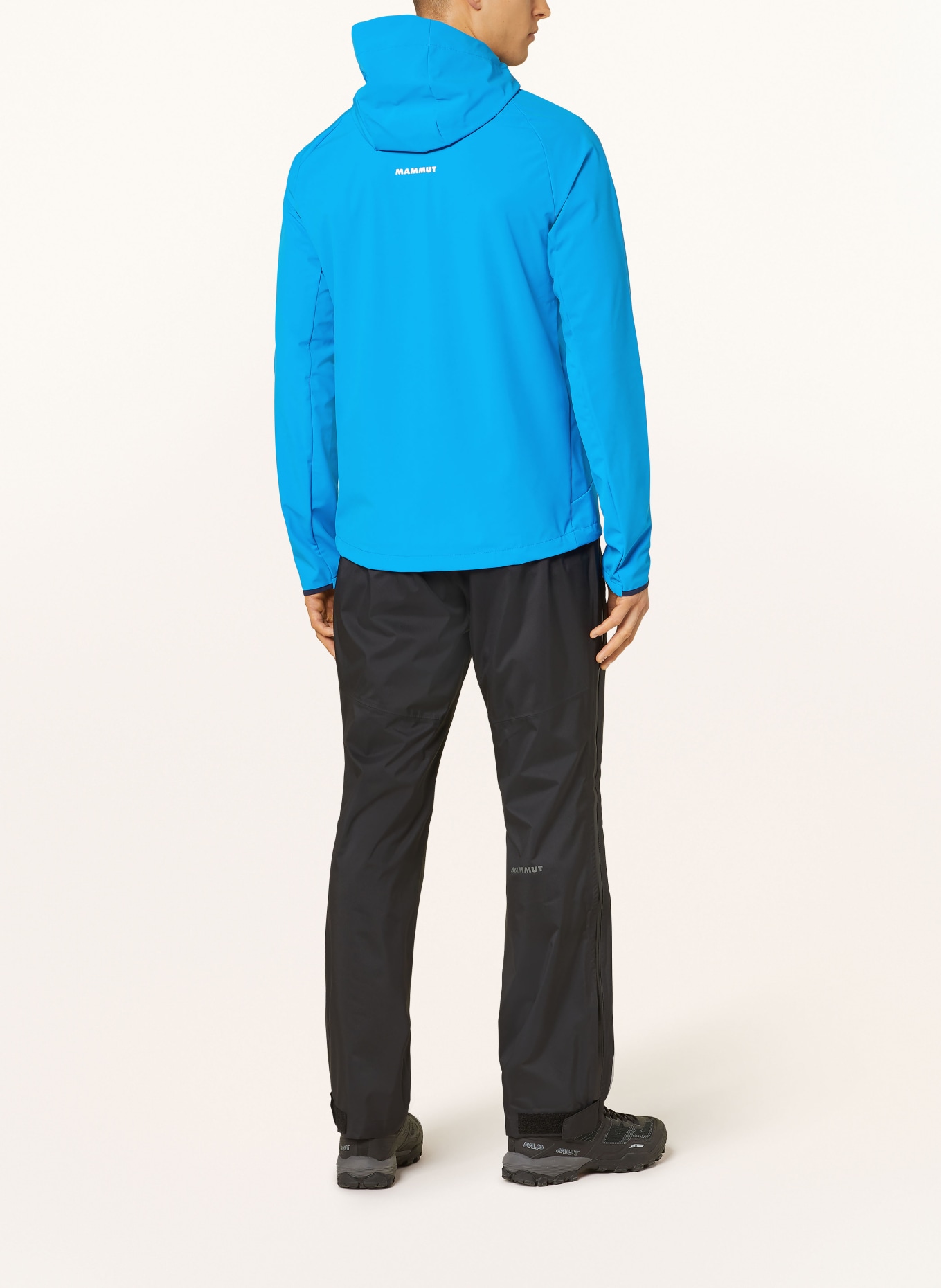MAMMUT Softshell jacket ULTIMATE COMFORT, Color: NEON BLUE (Image 3)