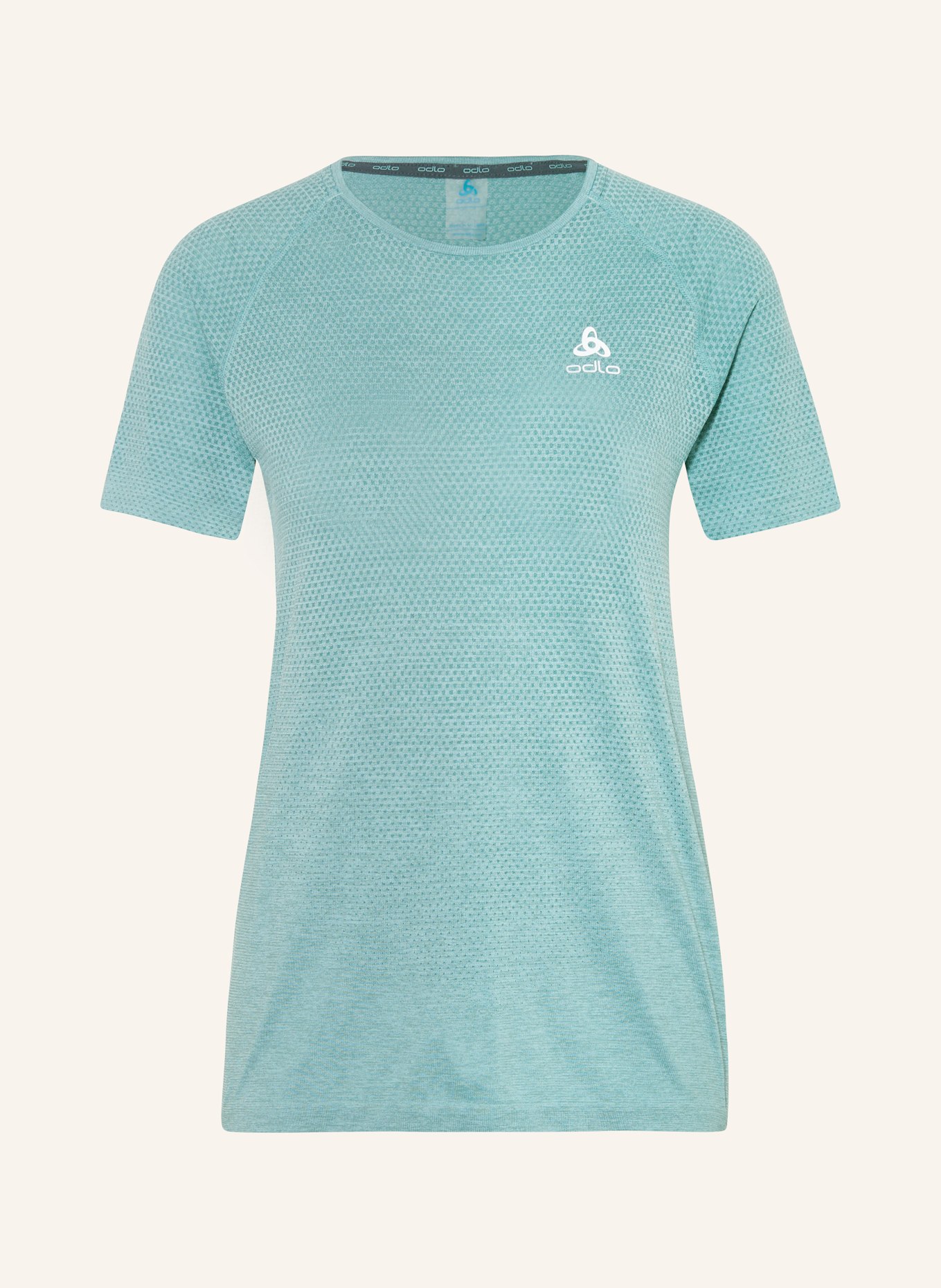 odlo Running shirt ESSENTIAL SEAMLESS, Color: TURQUOISE (Image 1)