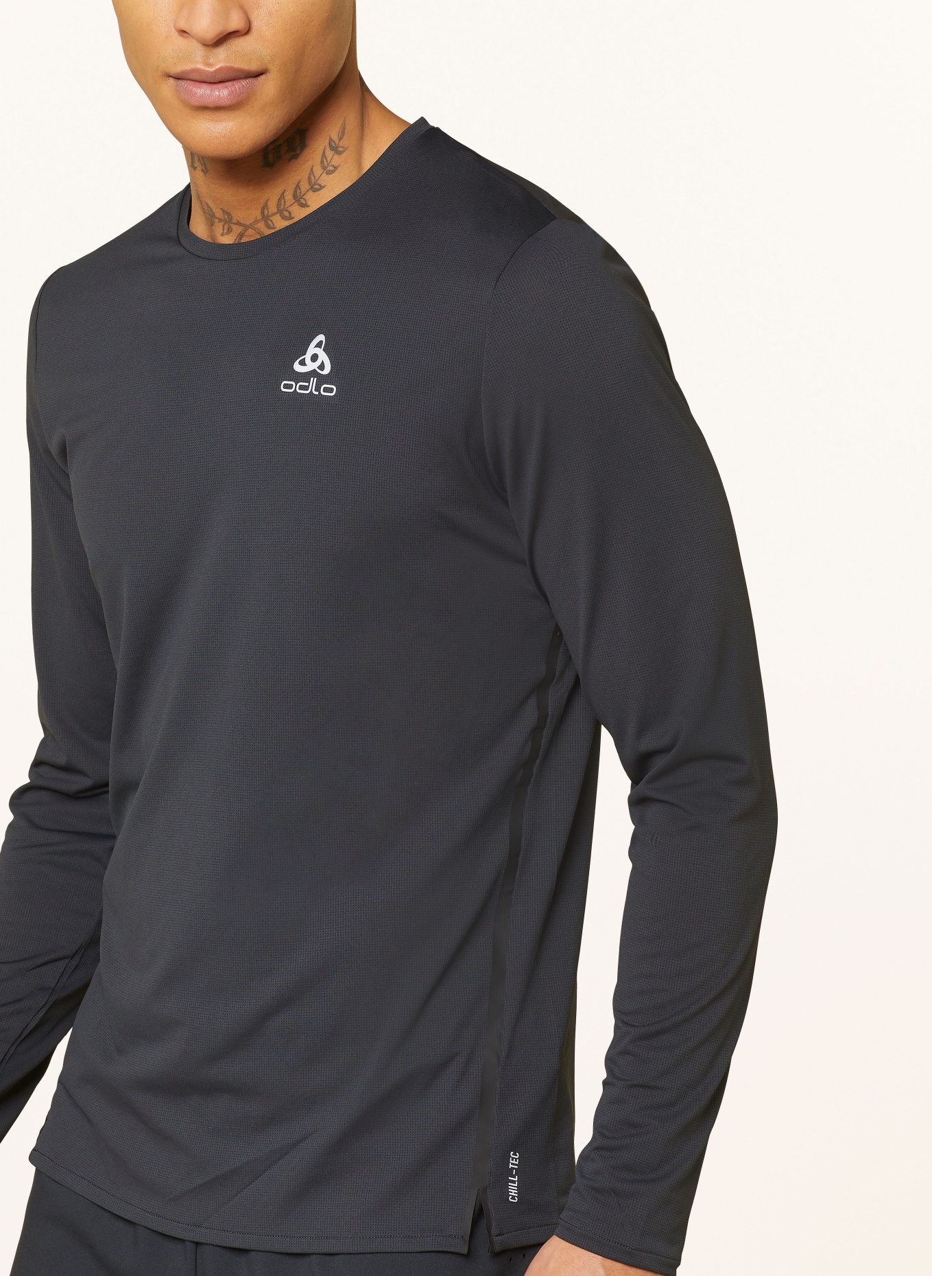 odlo Running shirt ZEROWEIGHT CHILL-TEC, Color: BLACK (Image 4)
