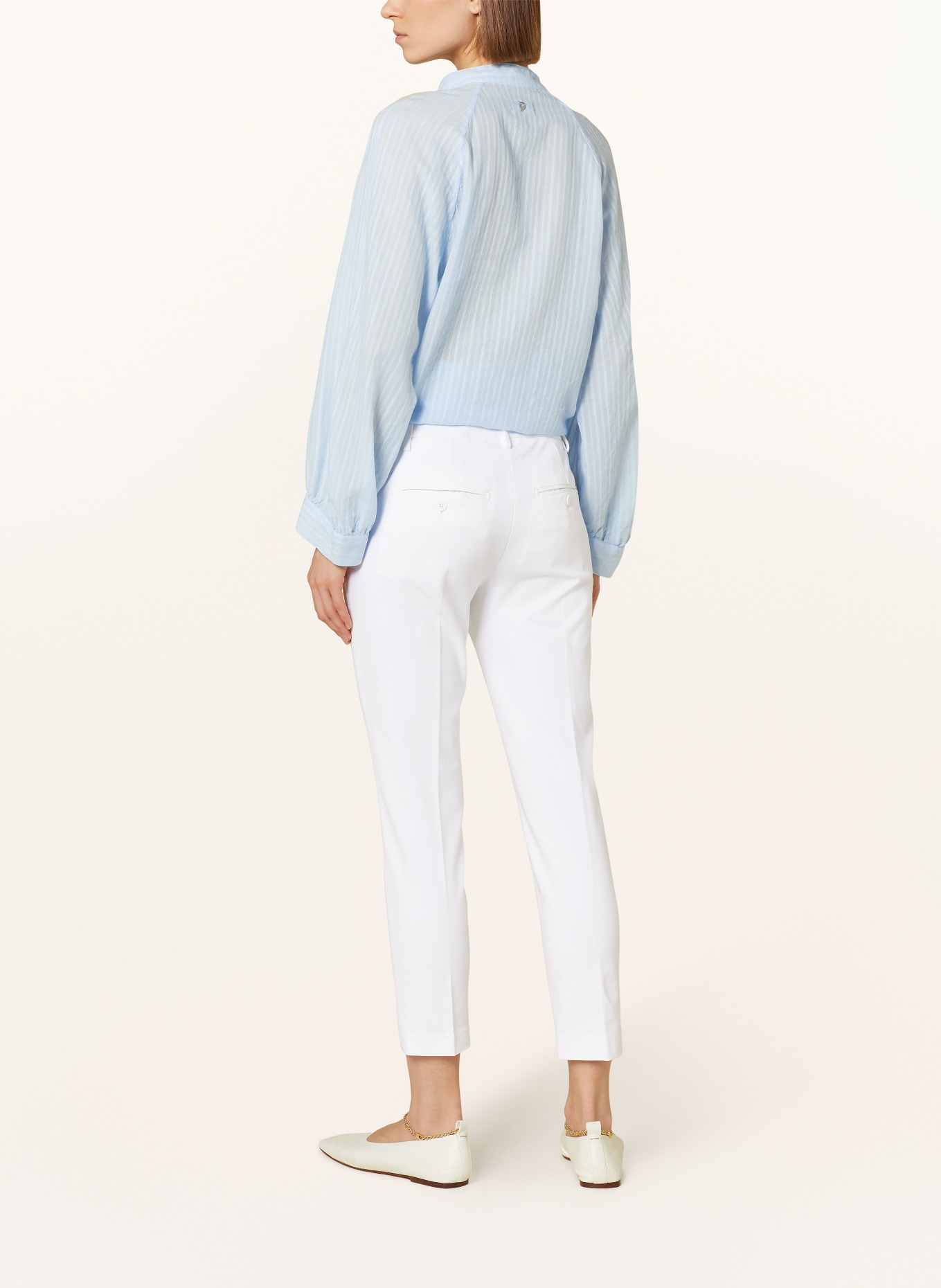 Dondup 7/8 trousers PERFECT-SLIM, Color: WHITE (Image 3)