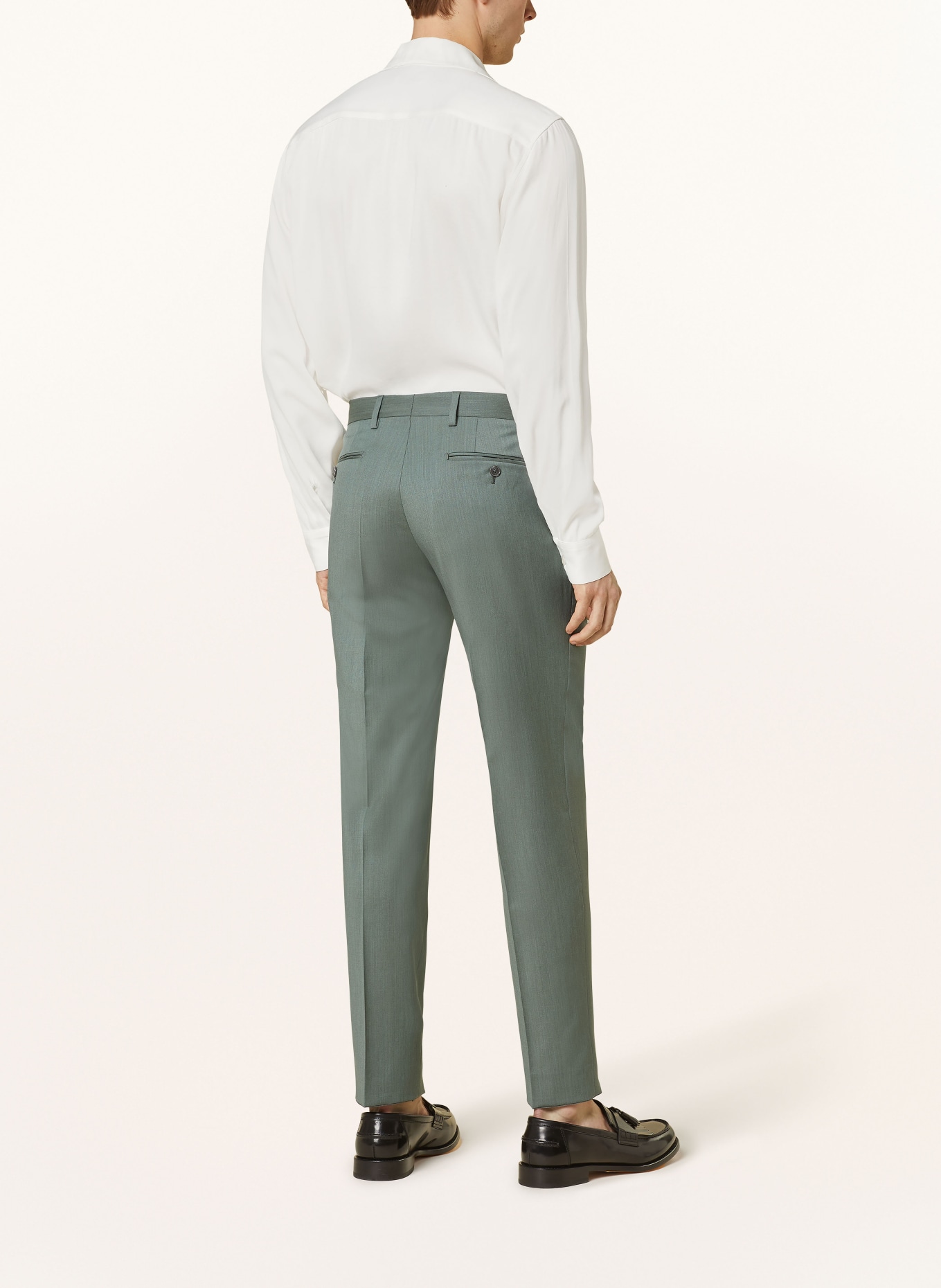 BALDESSARINI Suit trousers extra slim fit, Color: 5508 Sea Spray Melange (Image 4)