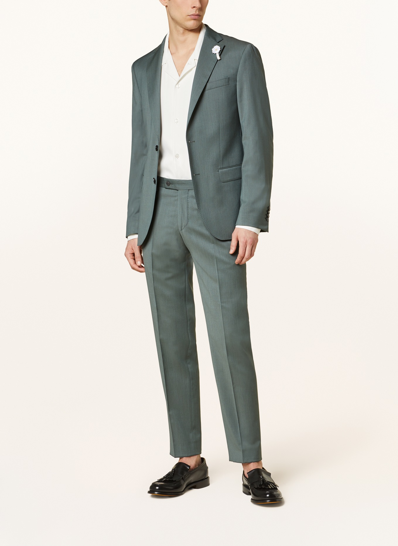 BALDESSARINI Suit jacket extra slim fit, Color: 5508 Sea Spray Melange (Image 2)