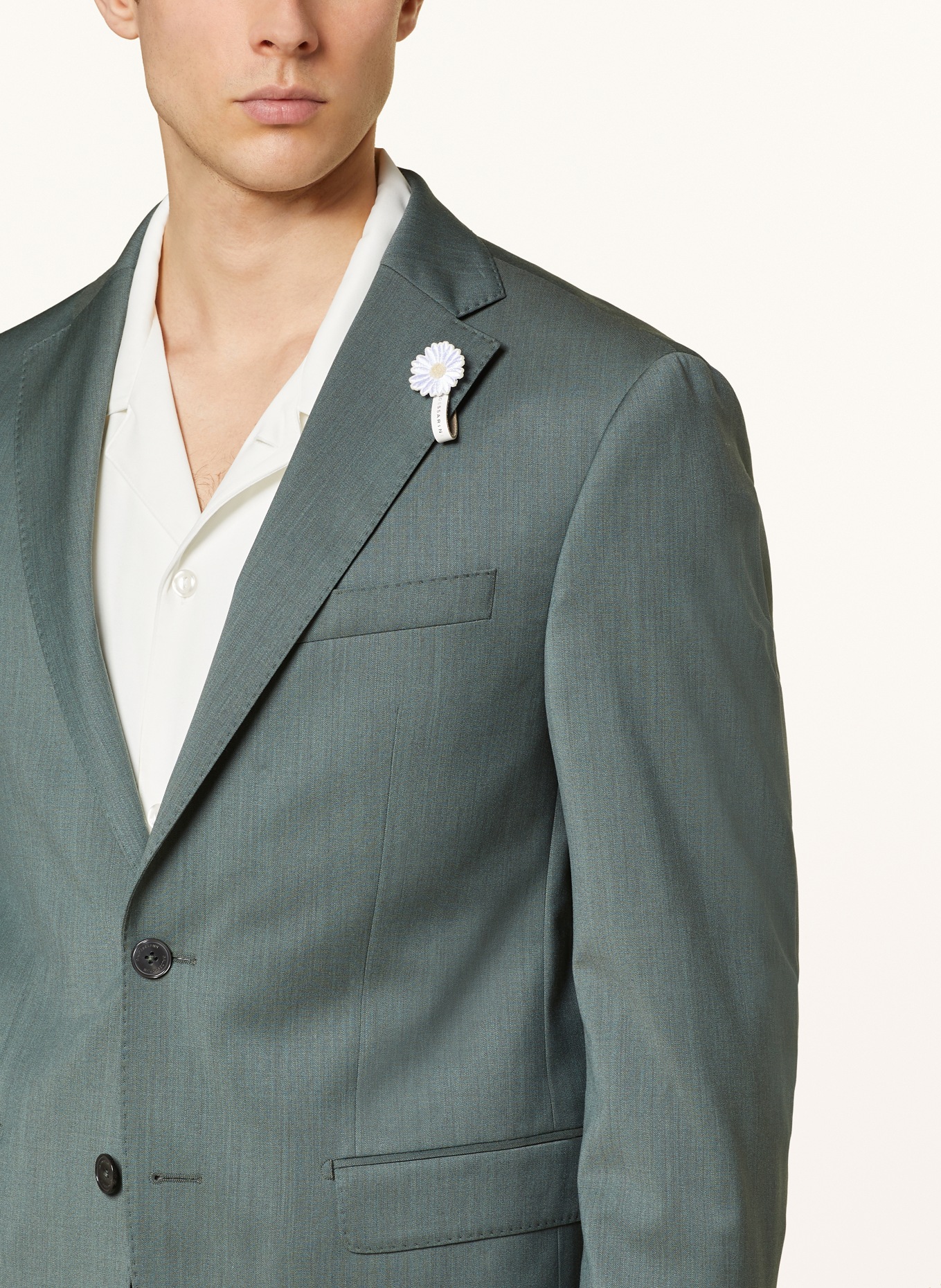 BALDESSARINI Suit jacket extra slim fit, Color: 5508 Sea Spray Melange (Image 5)