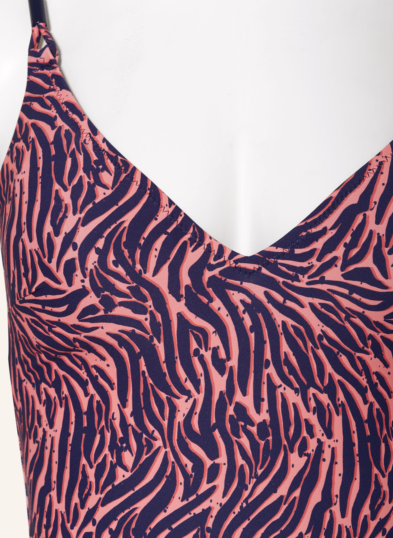 FEMILET Swimsuit TIDRA, Color: DARK BLUE/ SALMON (Image 4)