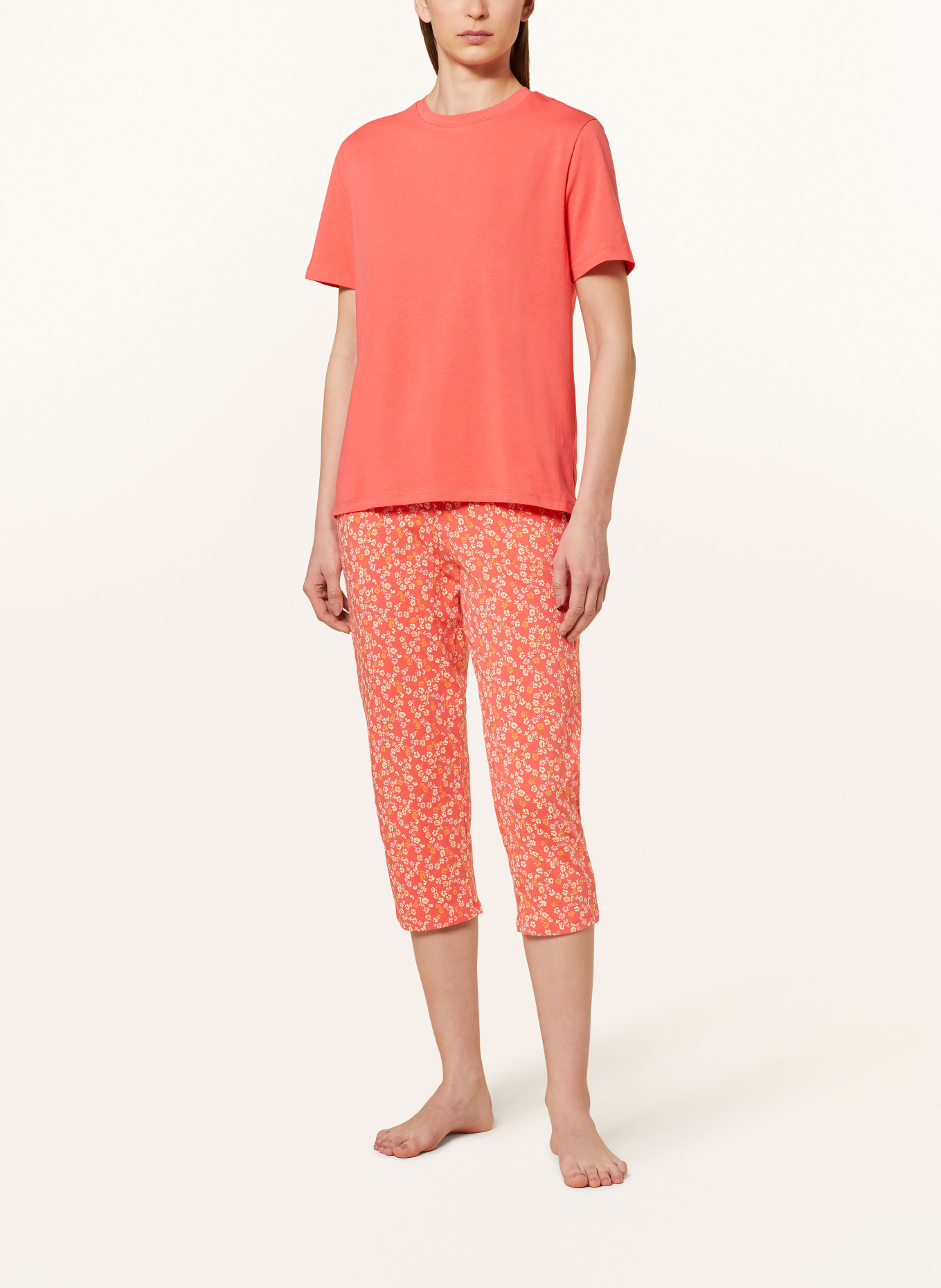 SCHIESSER Pajama shirt MIX+RELAX, Color: LIGHT RED (Image 2)