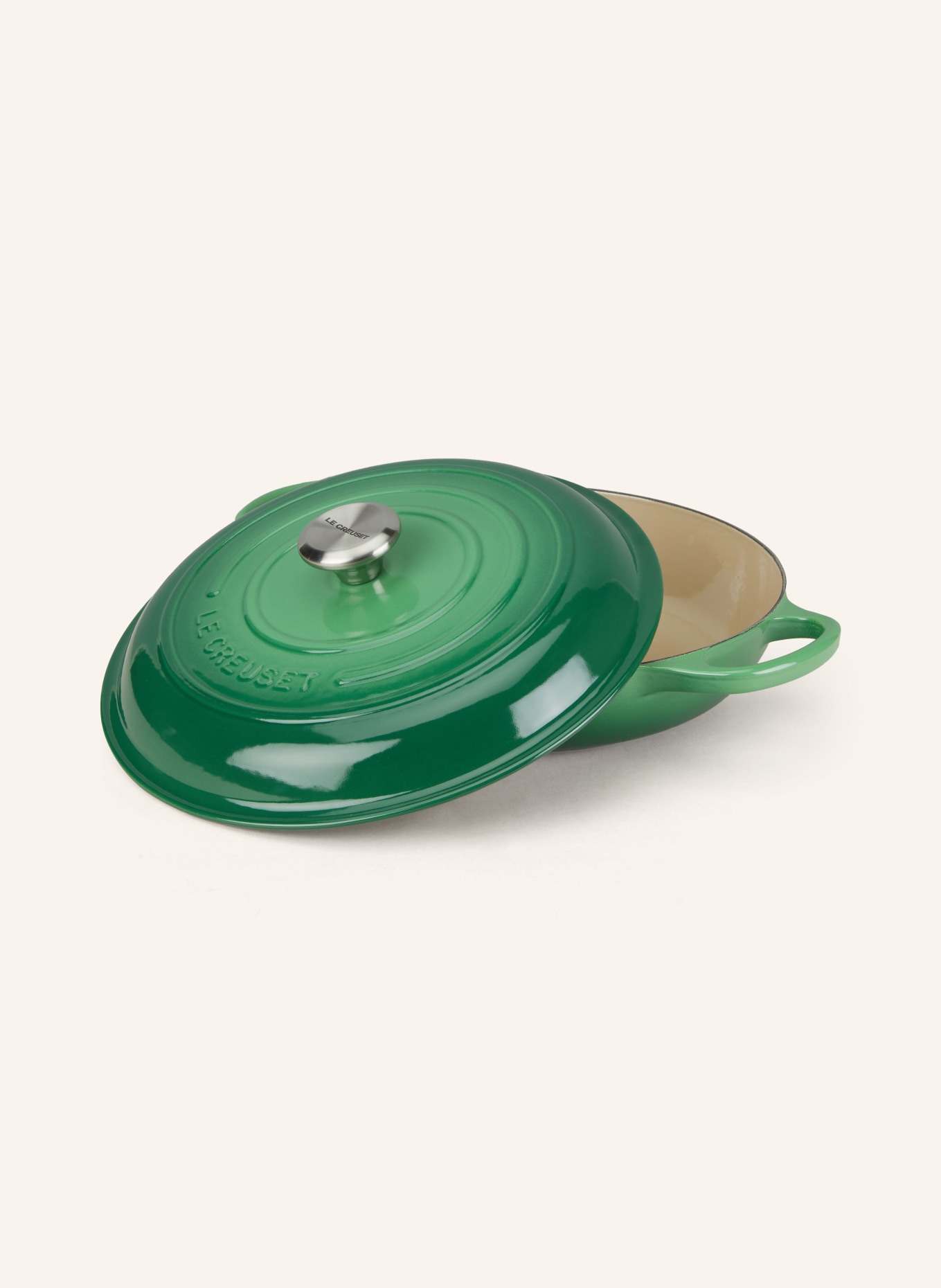 LE CREUSET Profesjonalny garnek gourmet SIGNATURE, Kolor: ZIELONY (Obrazek 2)