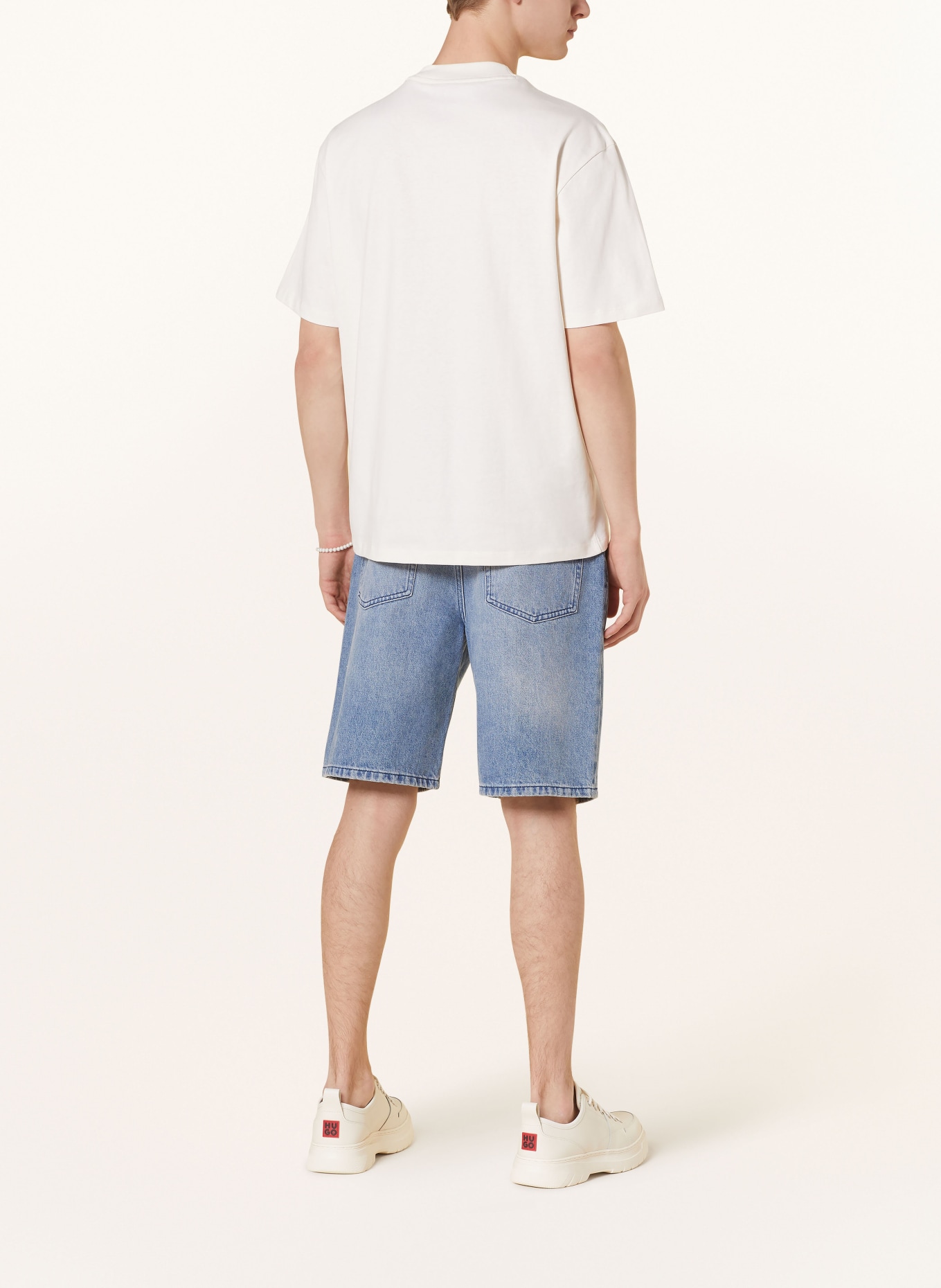 HUGO T-shirt DAPOLINO, Color: WHITE (Image 3)