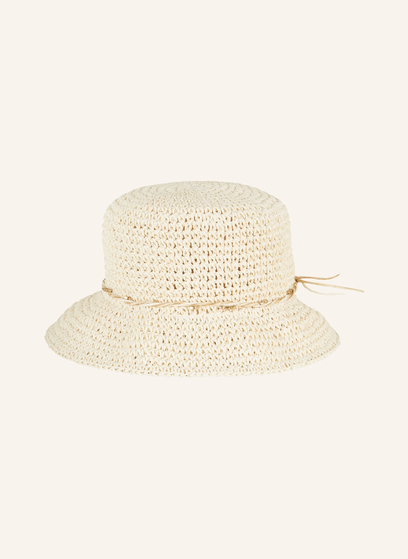 LOEVENICH Straw hat, Color: CREAM (Image 2)