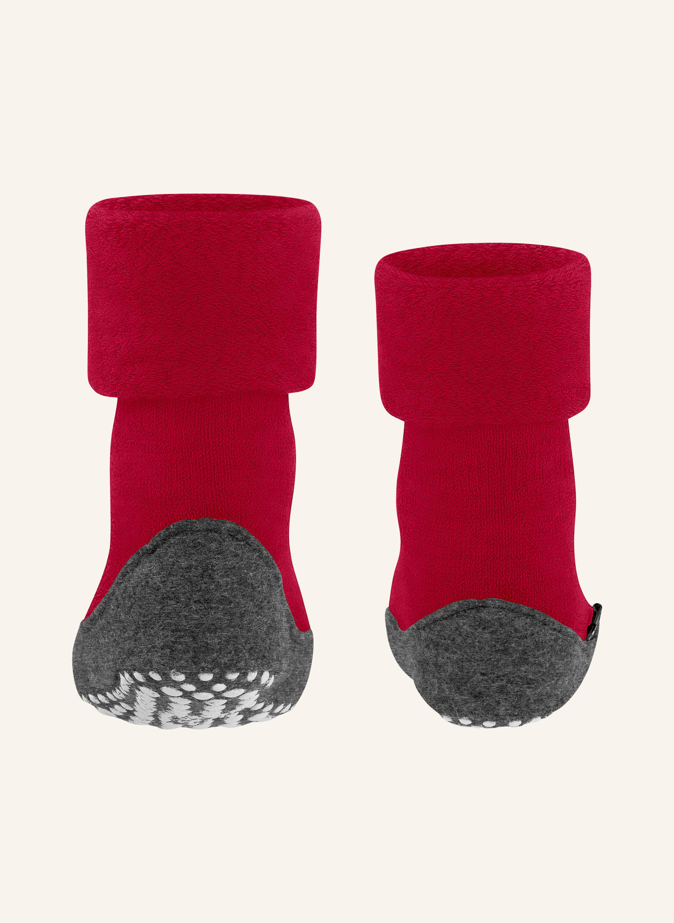 FALKE Stoppersocken COSYSHOE aus Merinowolle: 8074 RED PEPPER