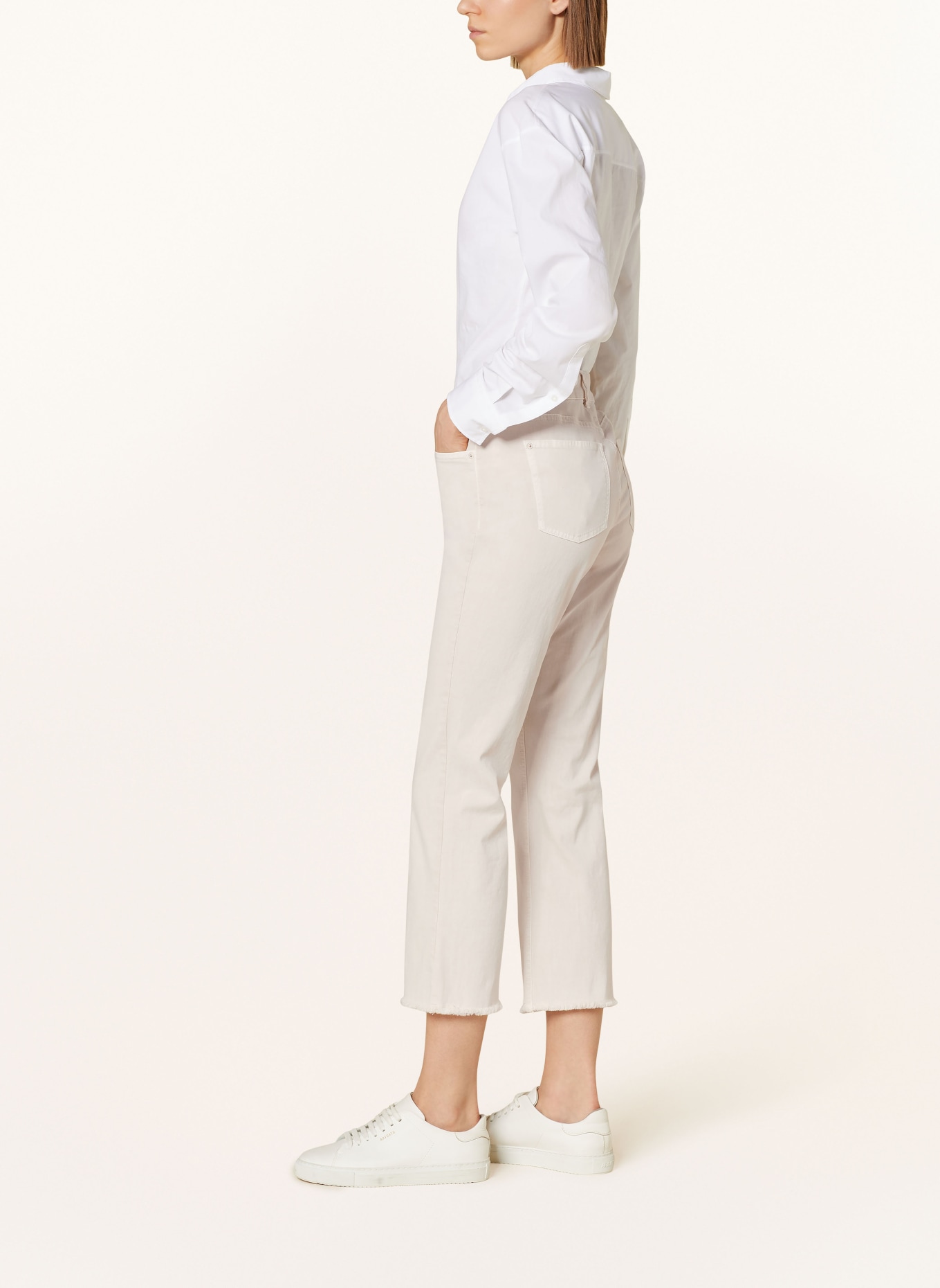 RAFFAELLO ROSSI 7/8 jeans VIC: BEIGE