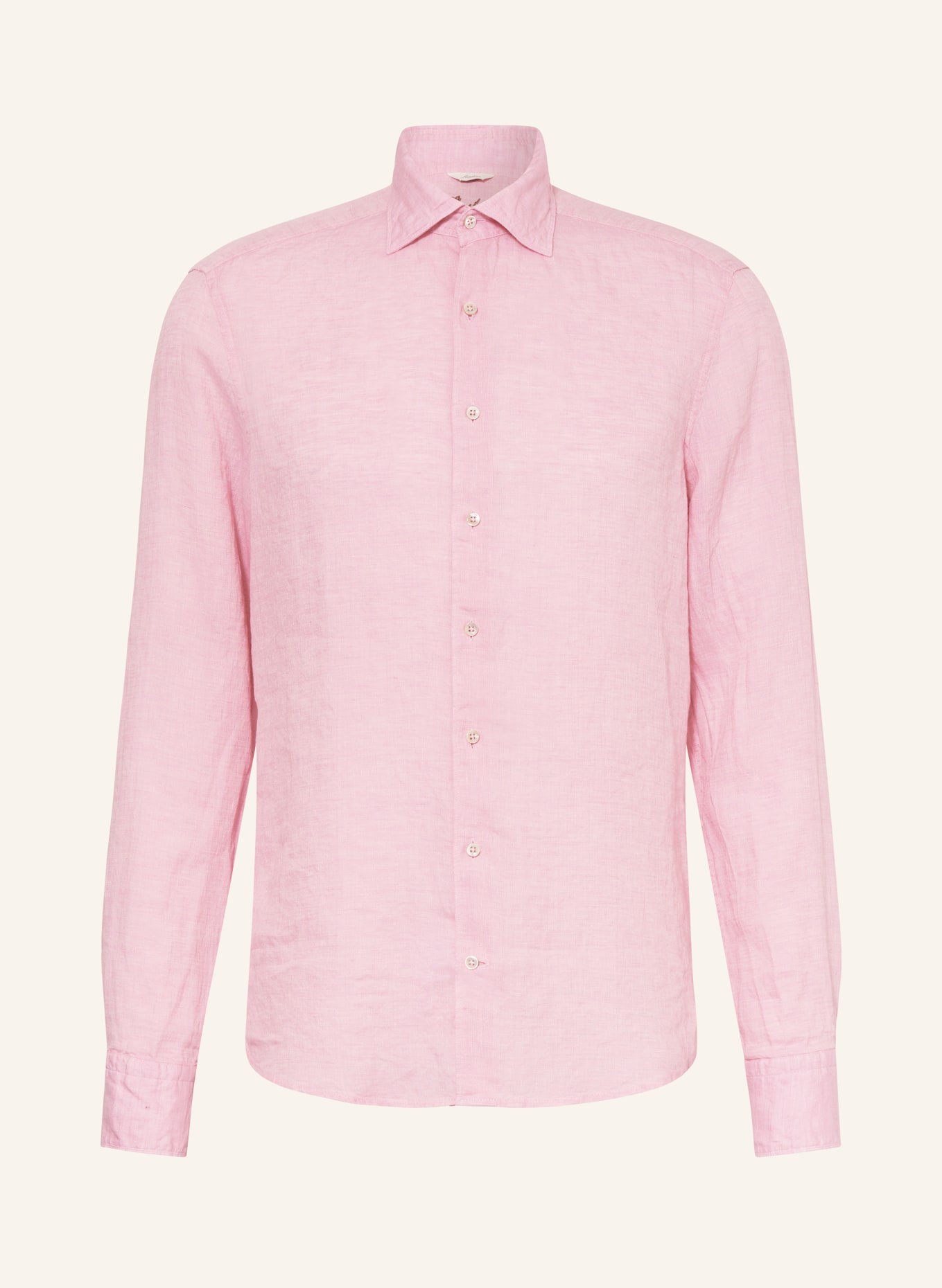 Stenströms Linen shirt slim fit, Color: PINK (Image 1)