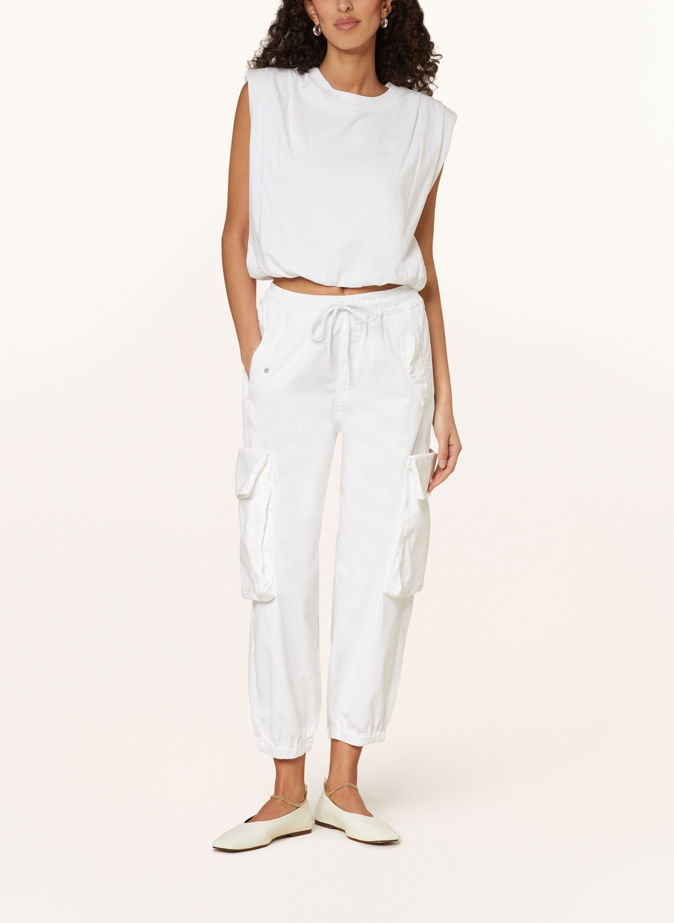 AG Jeans Cargo pants, Color: WHITE (Image 2)