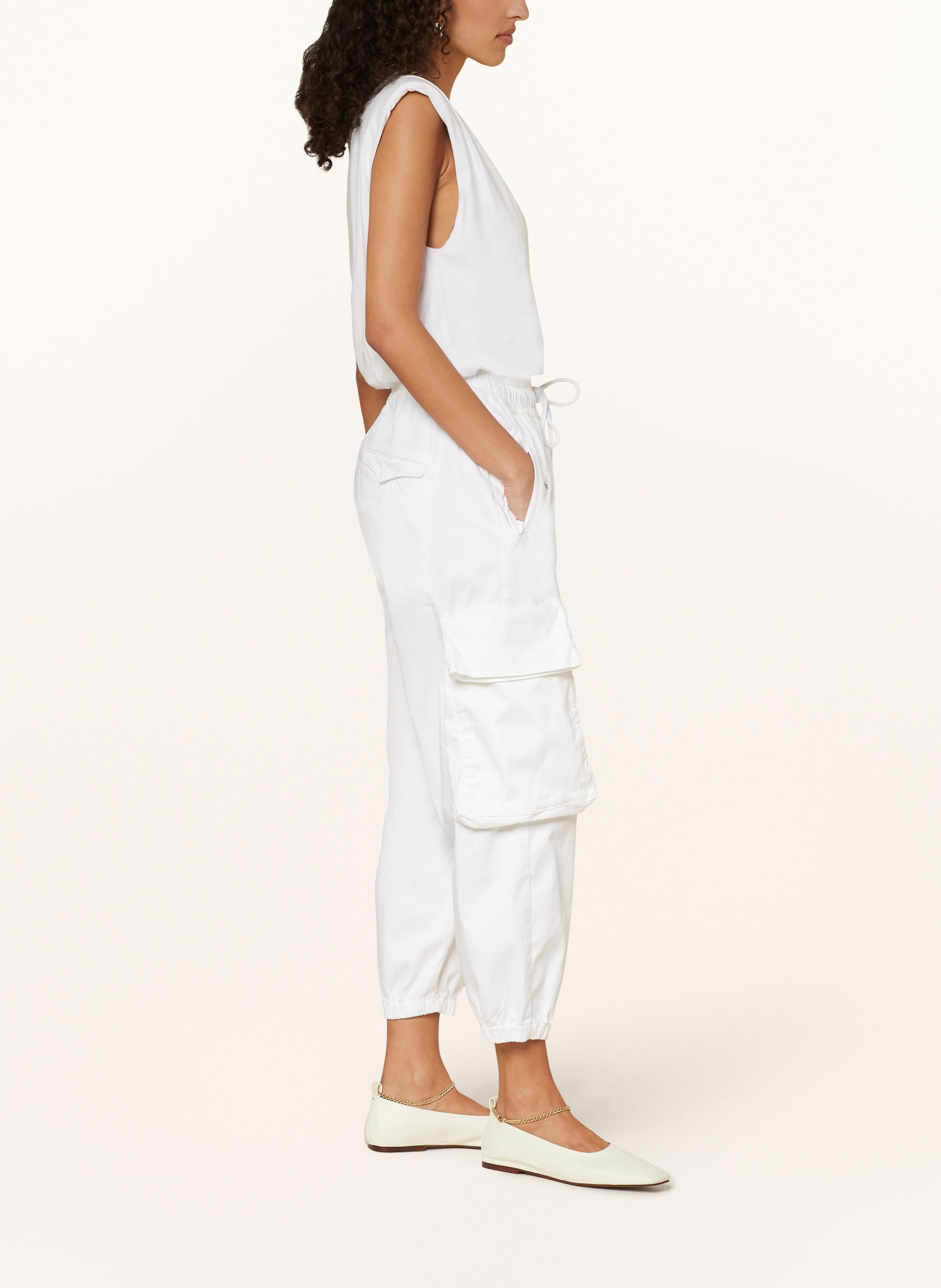 AG Jeans Cargo pants, Color: WHITE (Image 4)