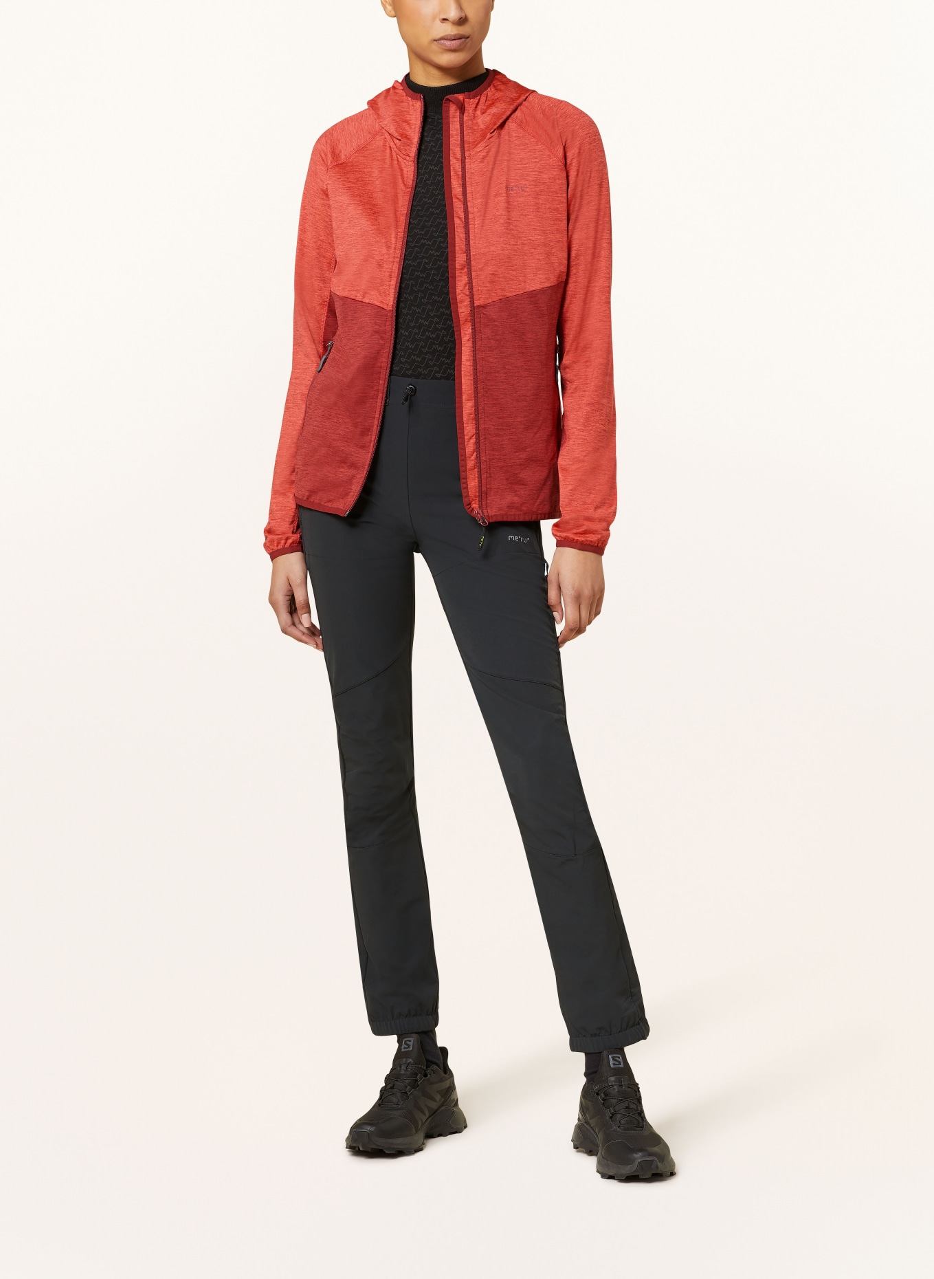 me°ru' Midlayer-Jacke TACNA, Farbe: ROT (Bild 2)