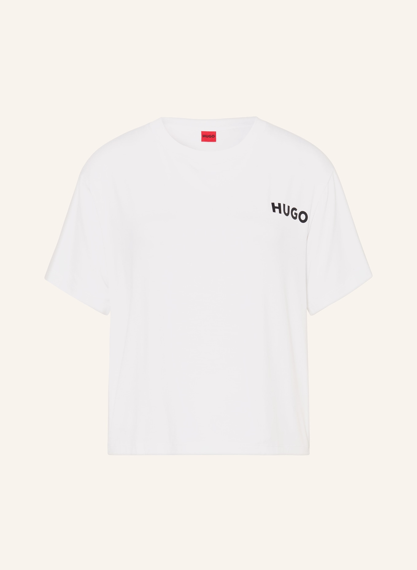 HUGO Lounge shirt UNITE, Color: WHITE (Image 1)